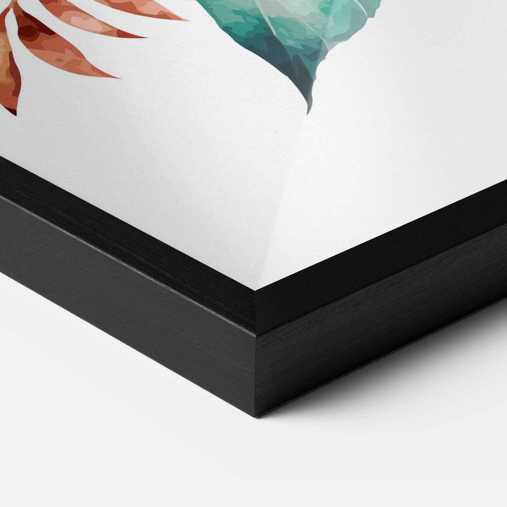 Keretezett Poszter Bouquet Of Pink Roses mockup 3