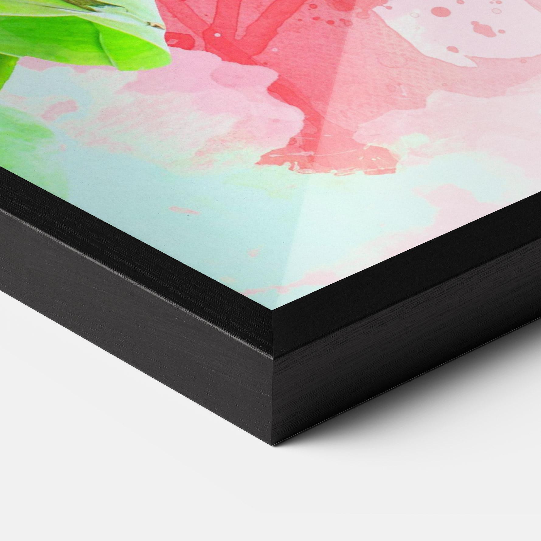 Keretezett Poszter Red Tulips Bouquet mockup 3