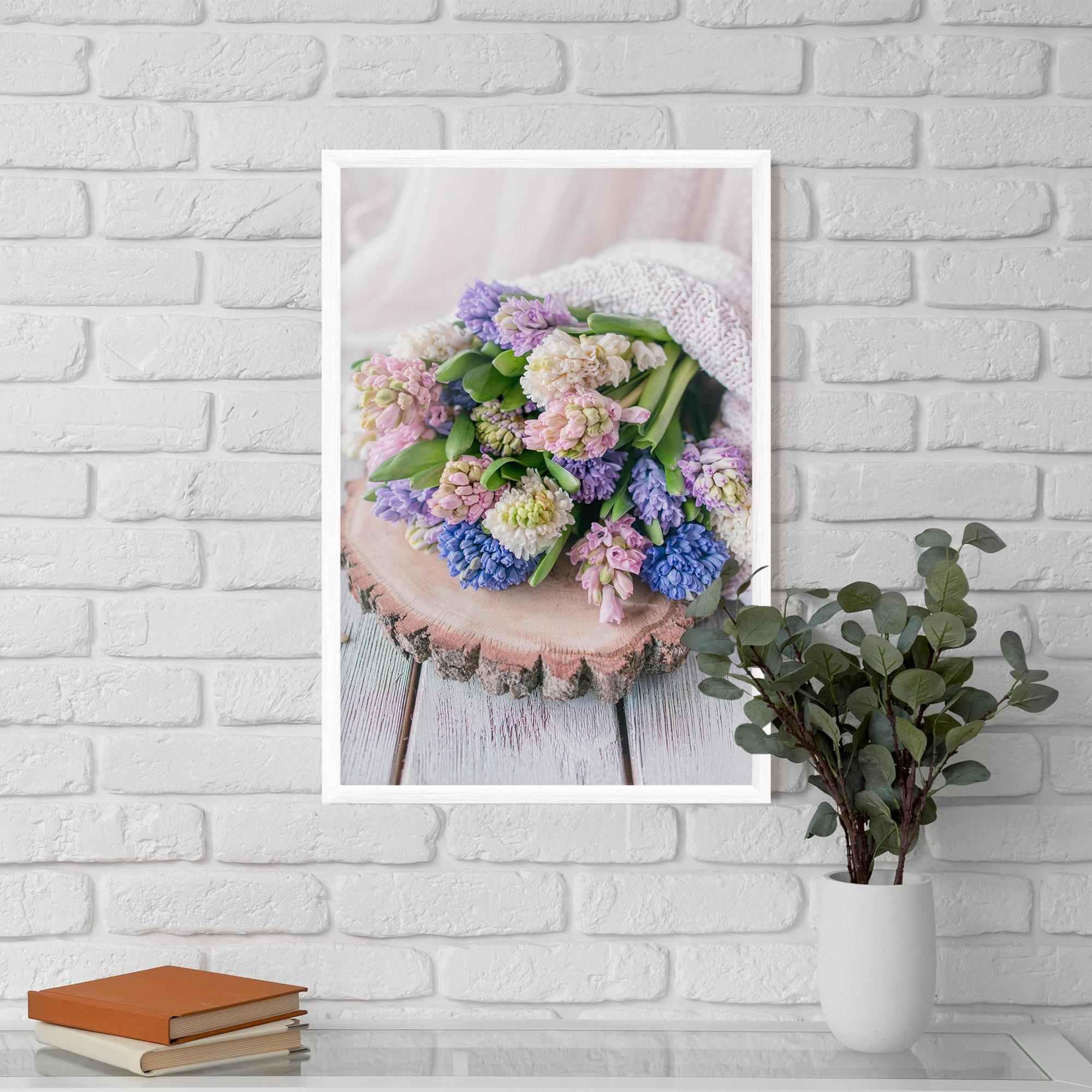 Keretezett Poszter Purple Mix Bouquet mockup 5