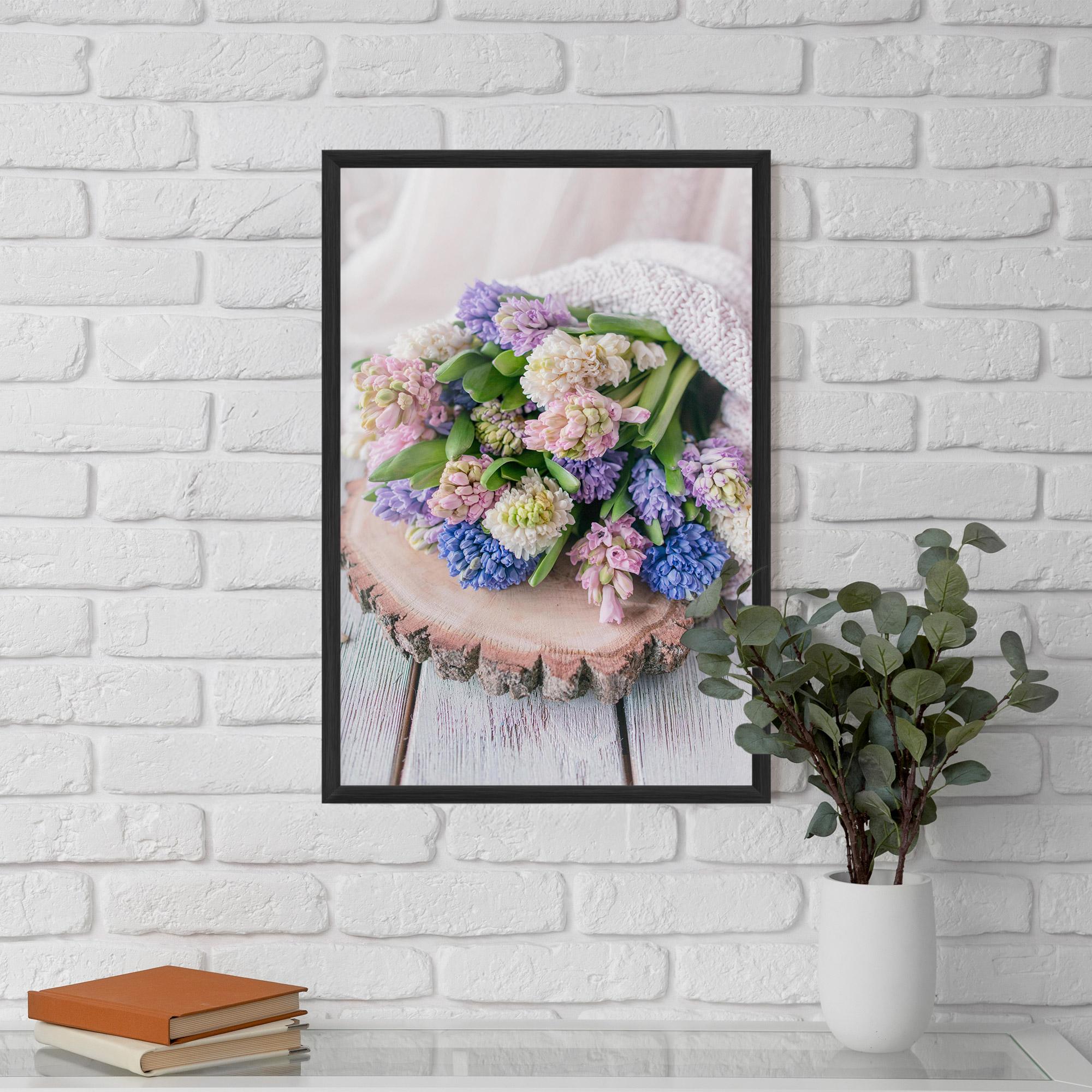 Keretezett Poszter Purple Mix Bouquet mockup 5