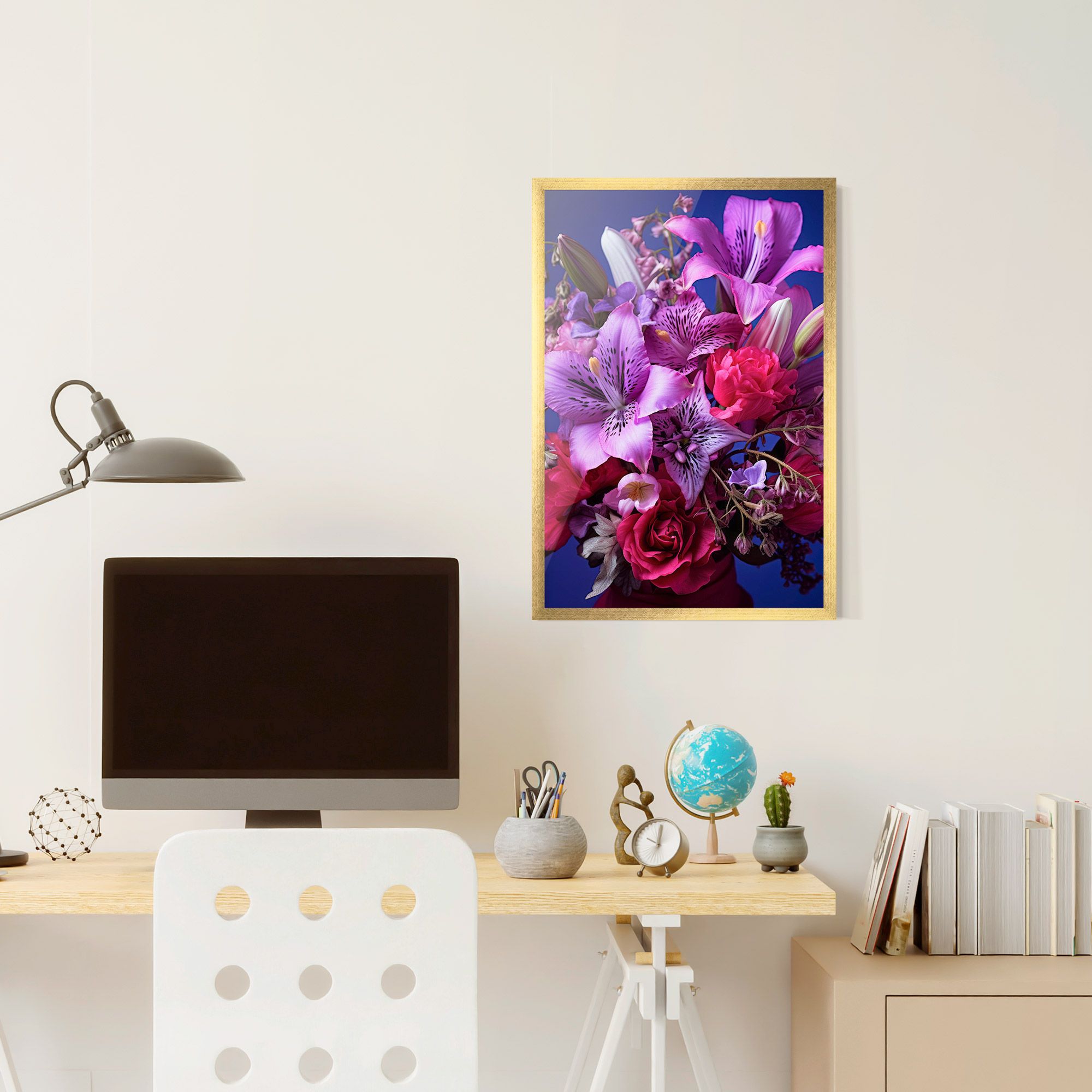 Purple Pretty Flowers mockup 6