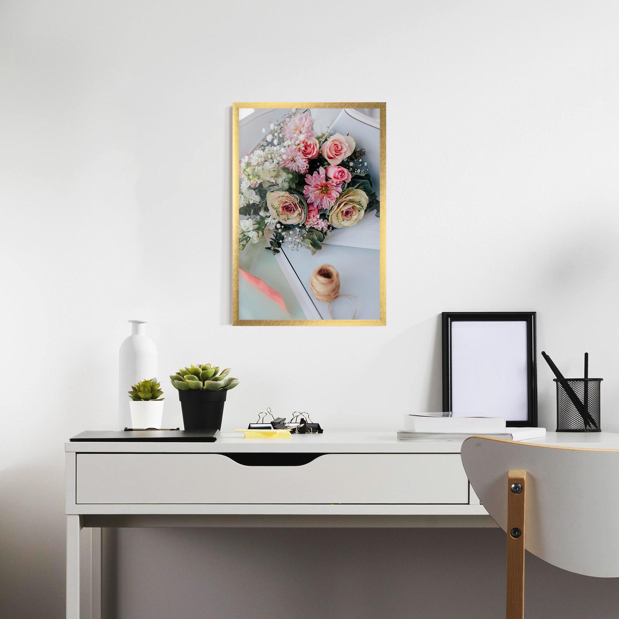 Keretezett Poszter Table Bouquet mockup 7