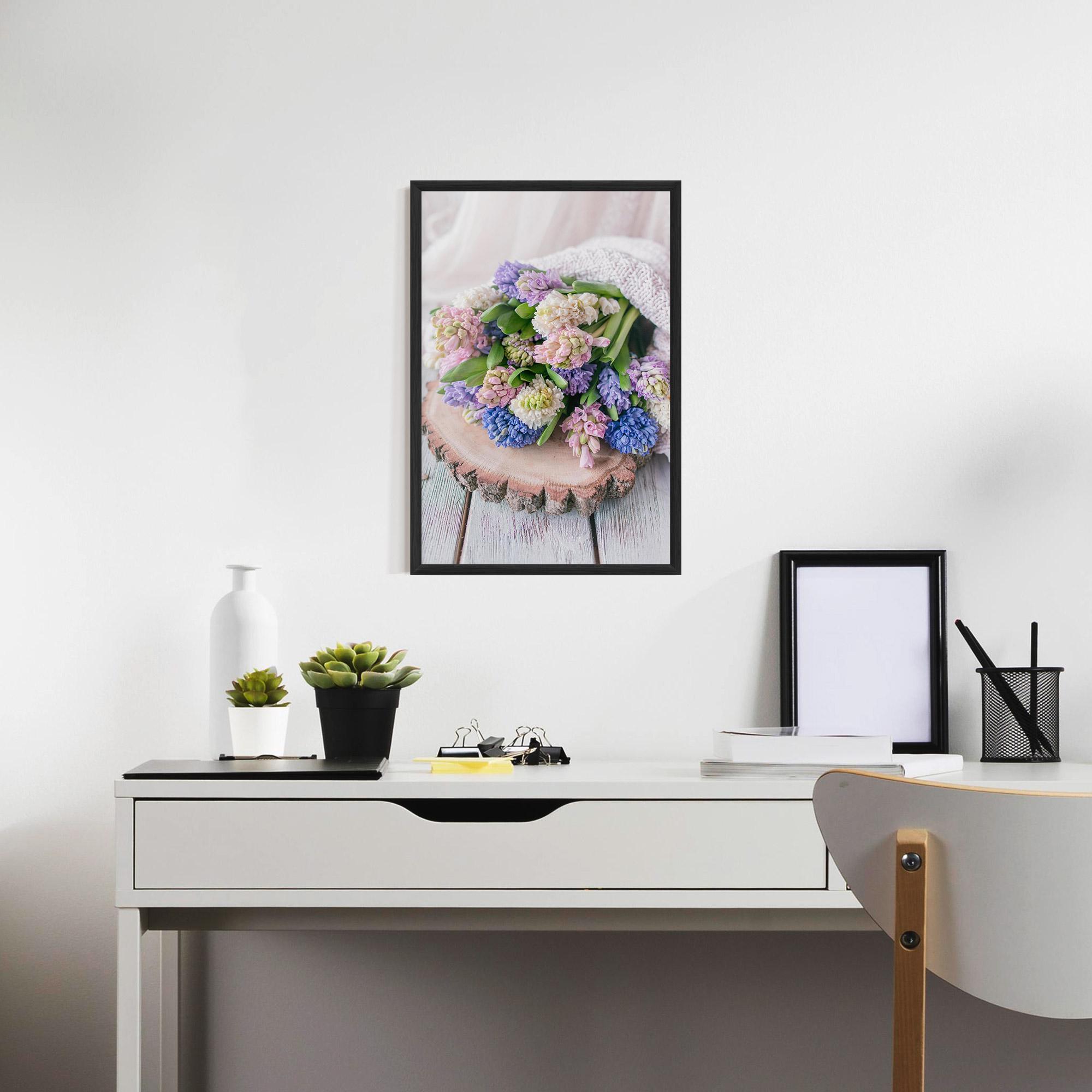 Keretezett Poszter Purple Mix Bouquet mockup 7