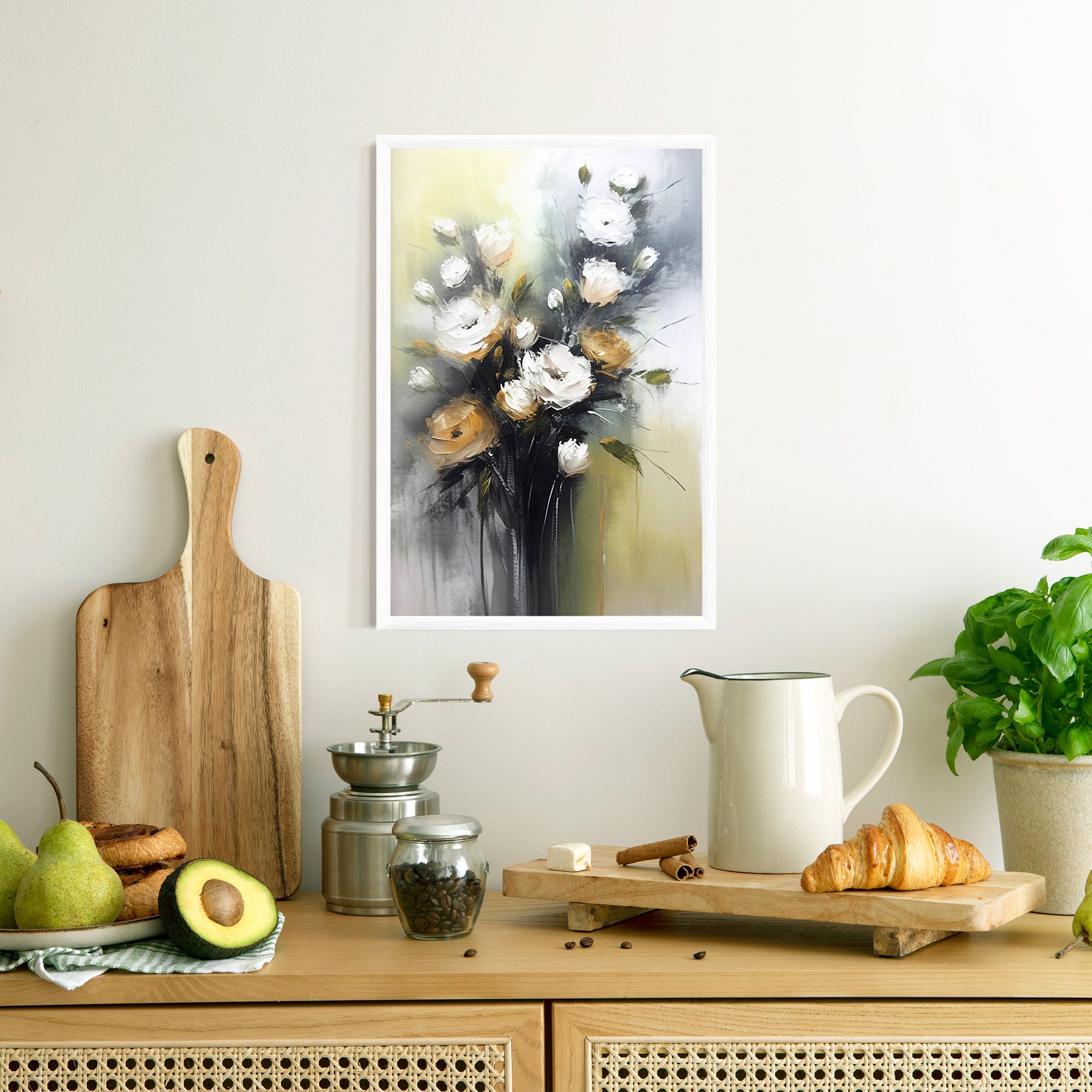 Bouquet Painting mockup 8