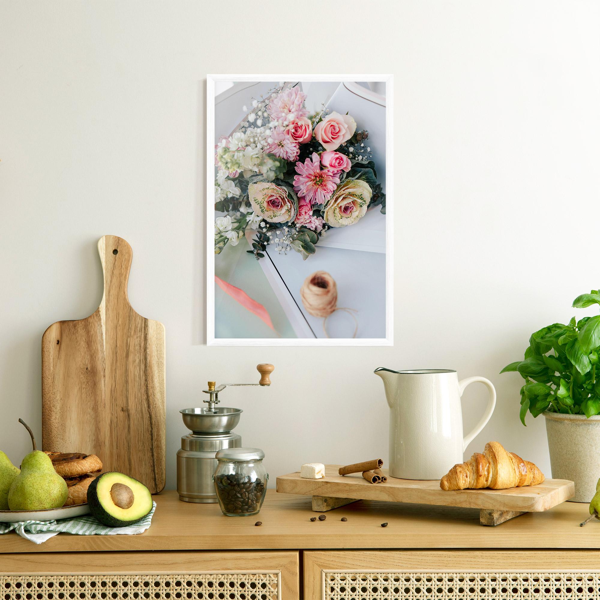 Keretezett Poszter Table Bouquet mockup 8