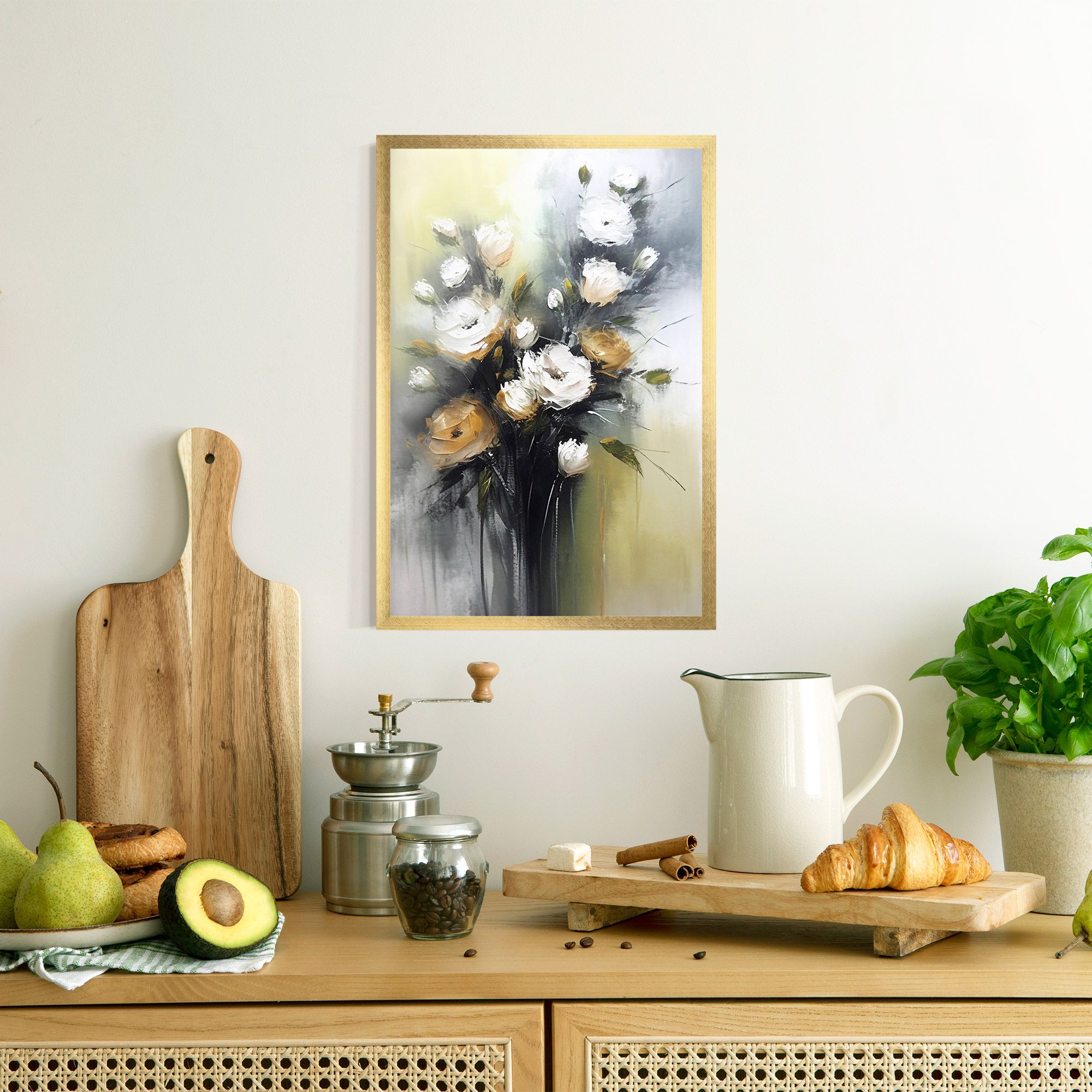 Bouquet Painting mockup 8