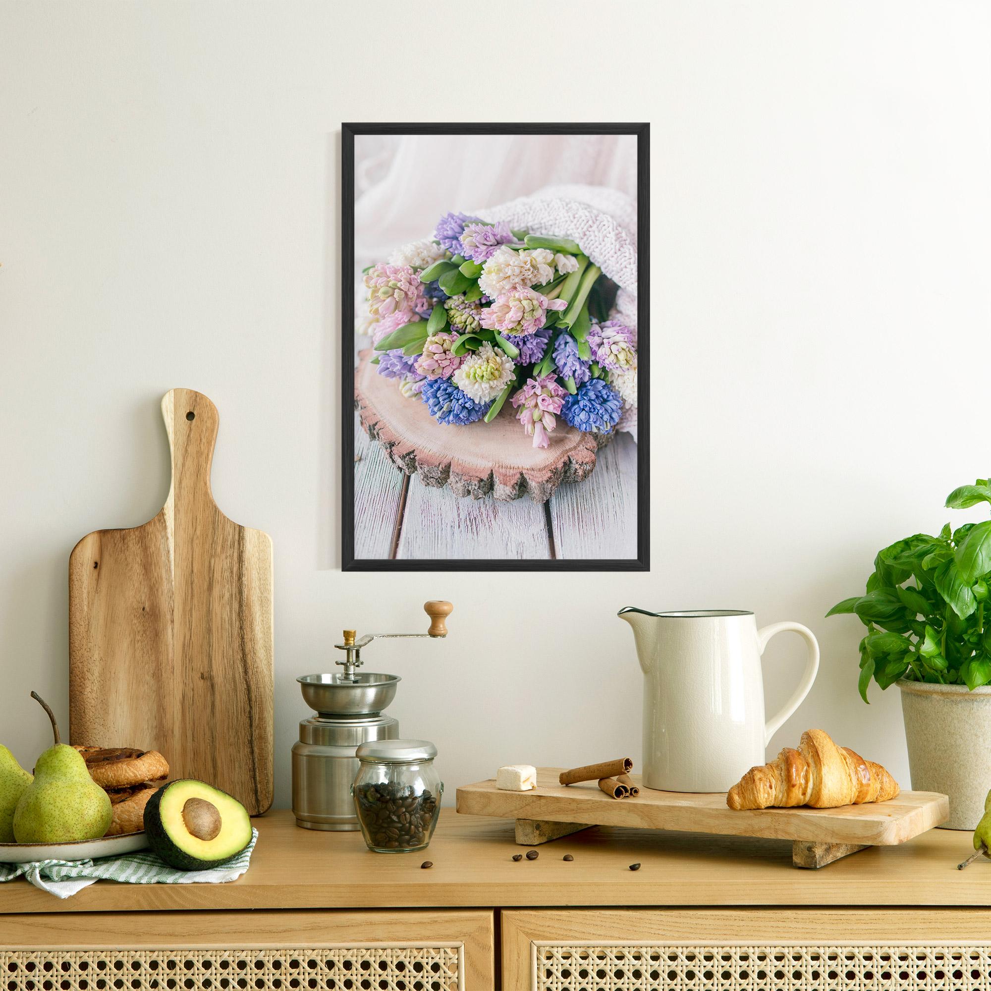 Keretezett Poszter Purple Mix Bouquet mockup 8
