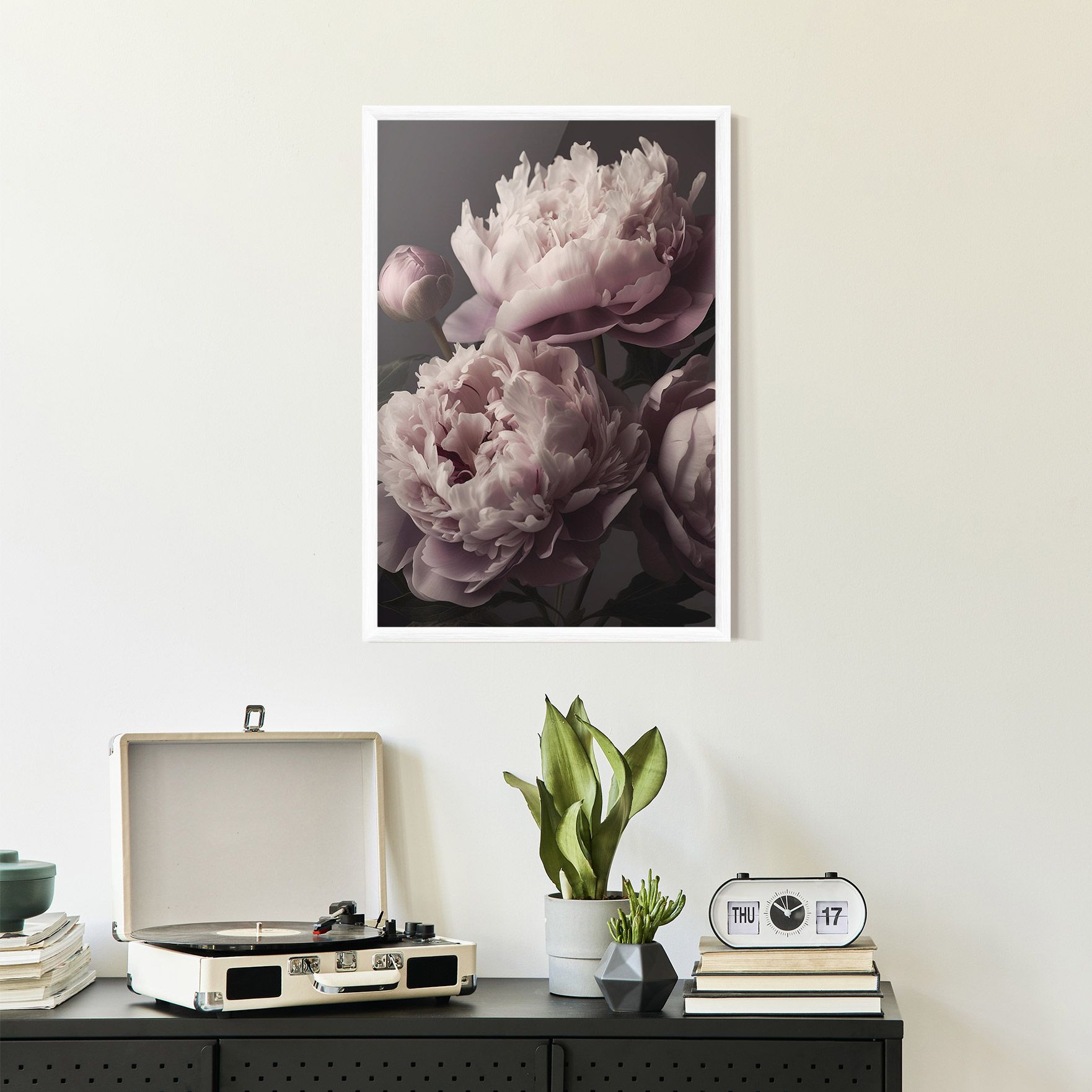 Grey Pastel Pink Peony mockup 2