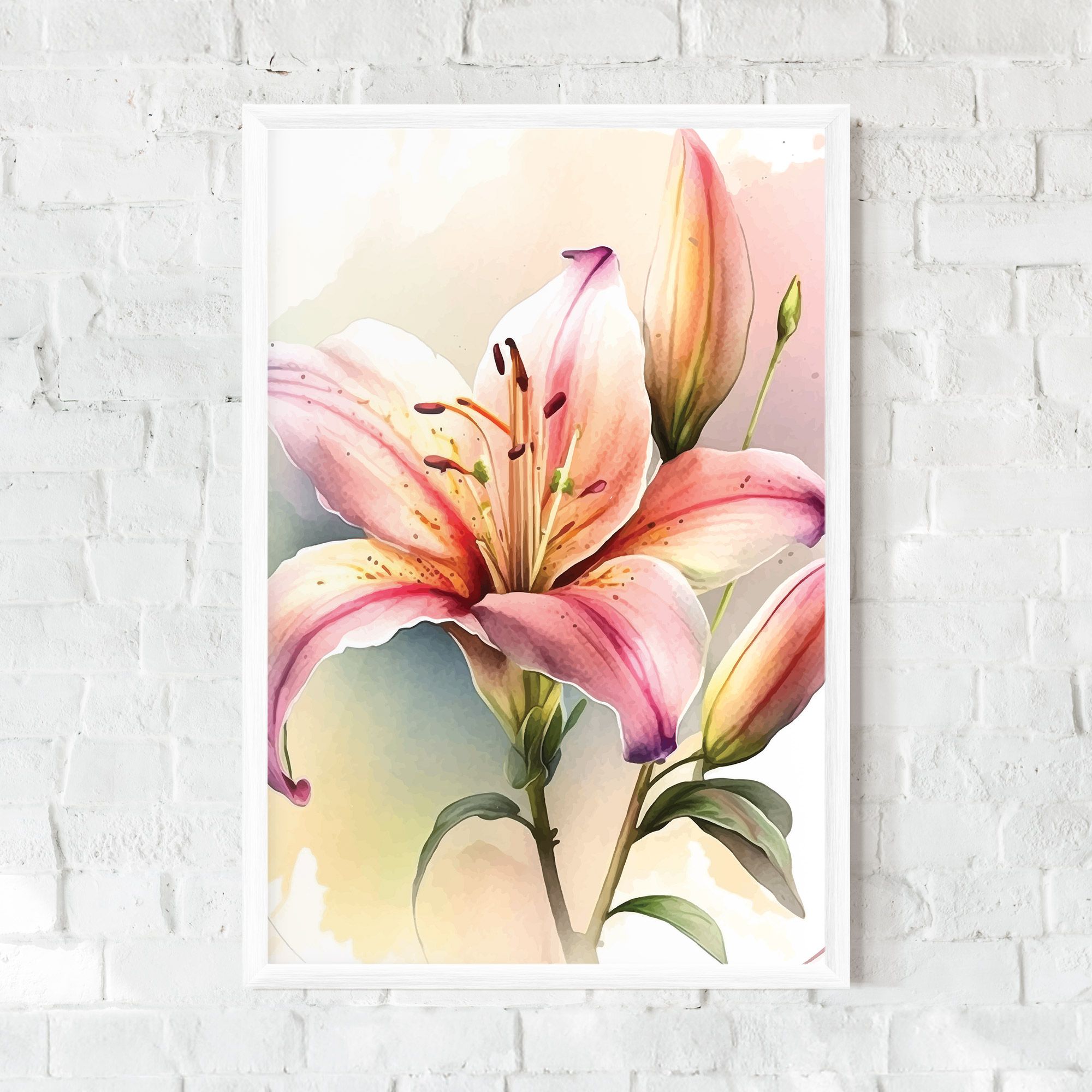 Pink Orange Lily mockup 0