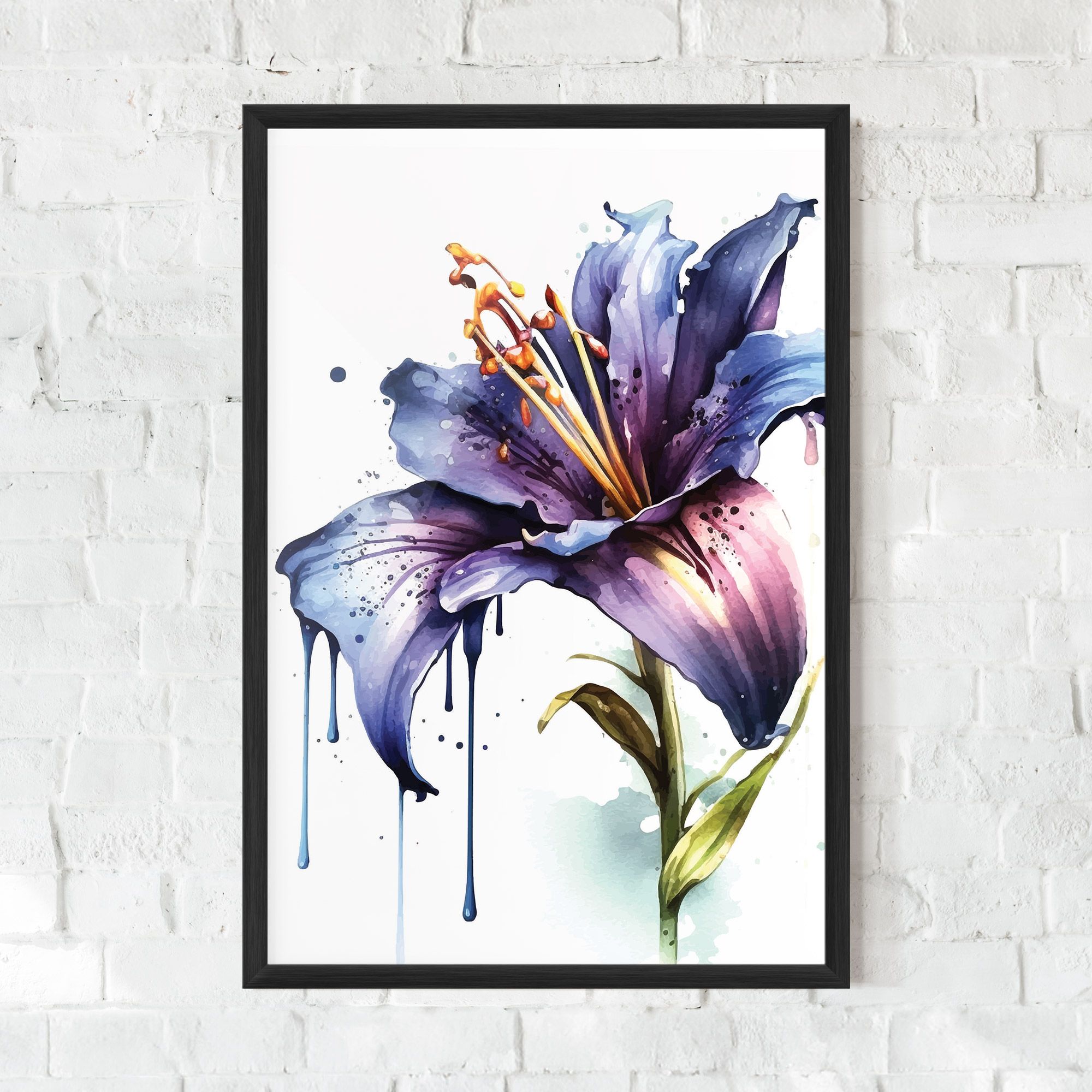Purple Orange Lily mockup 0