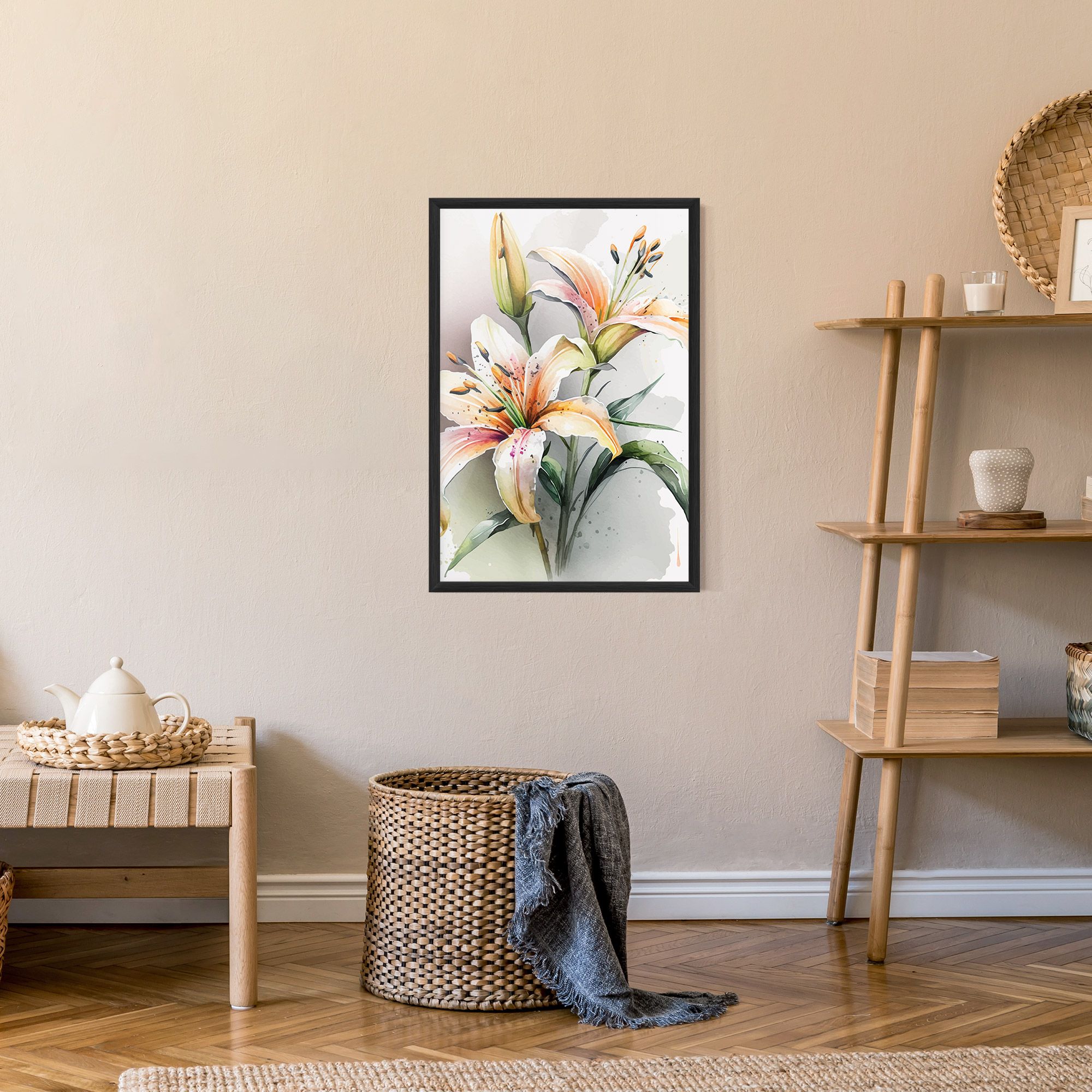 White Orange Lily mockup 9