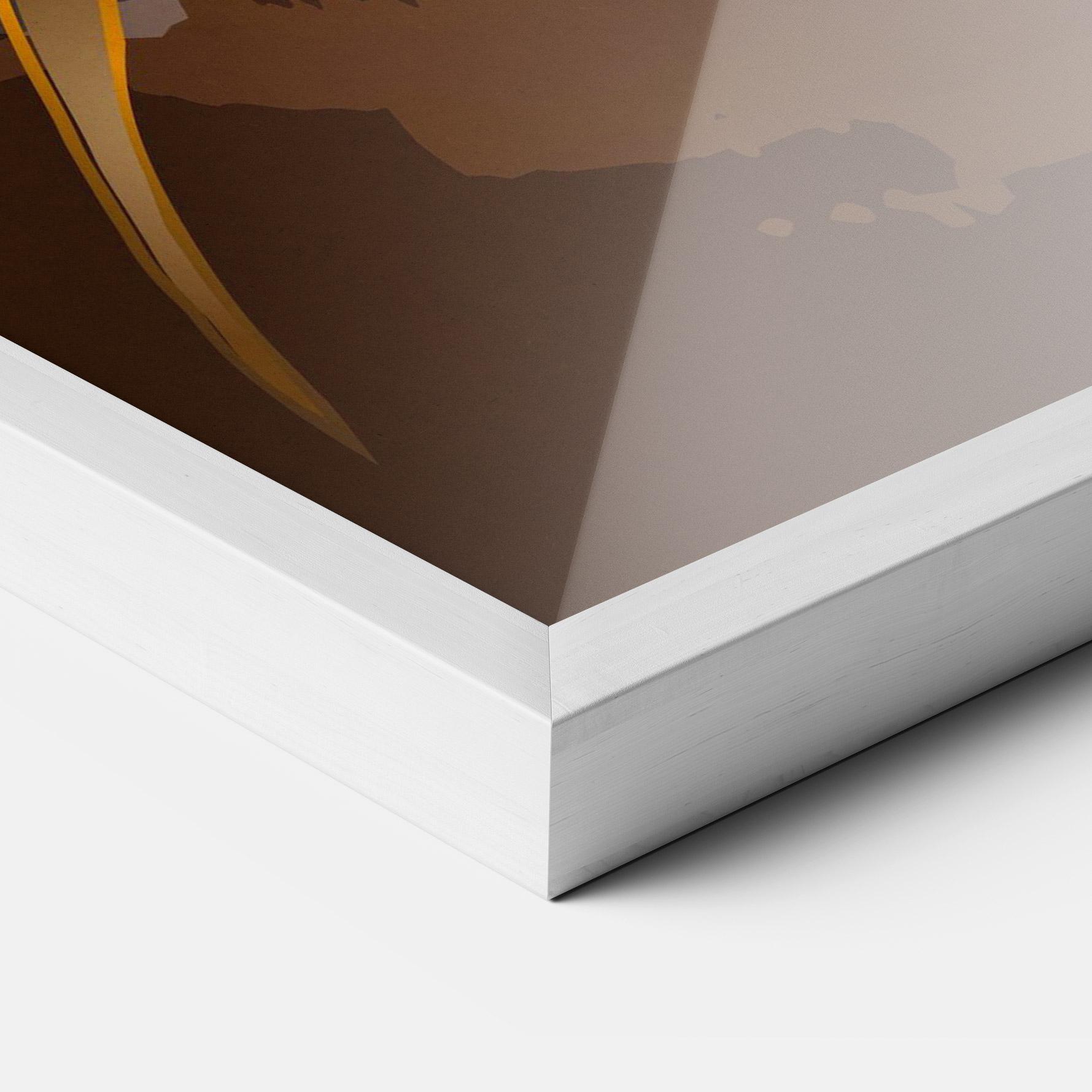 Keretezett Poszter Gold Brown Lily mockup 3