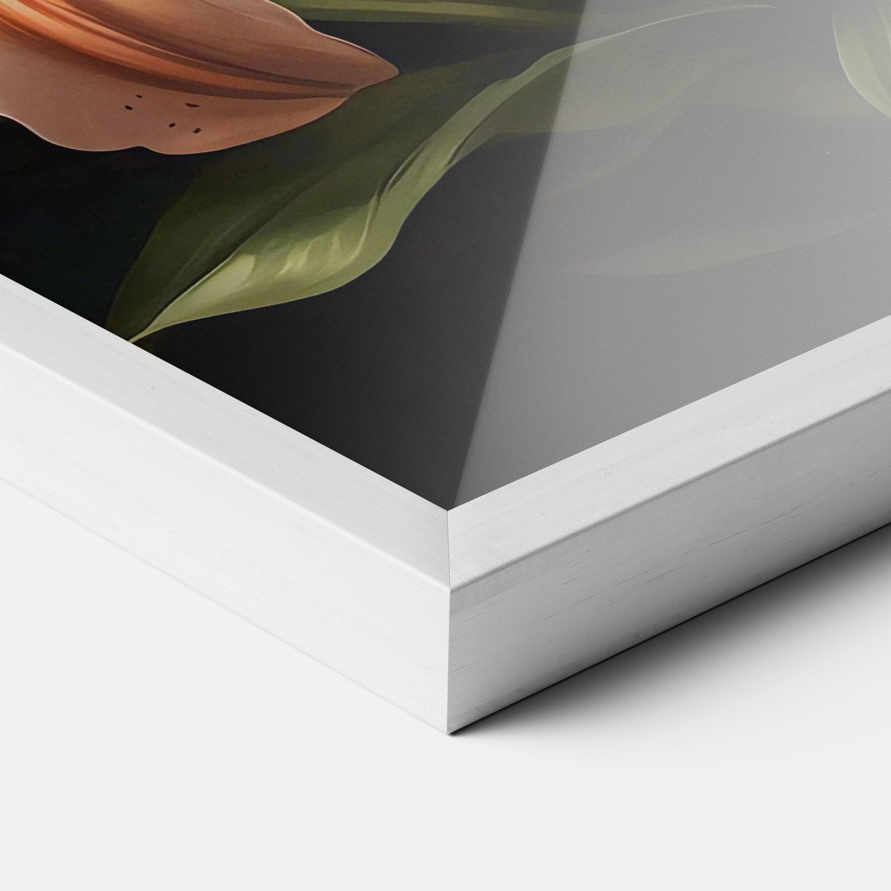 Keretezett Poszter Light Orange Lily mockup 3