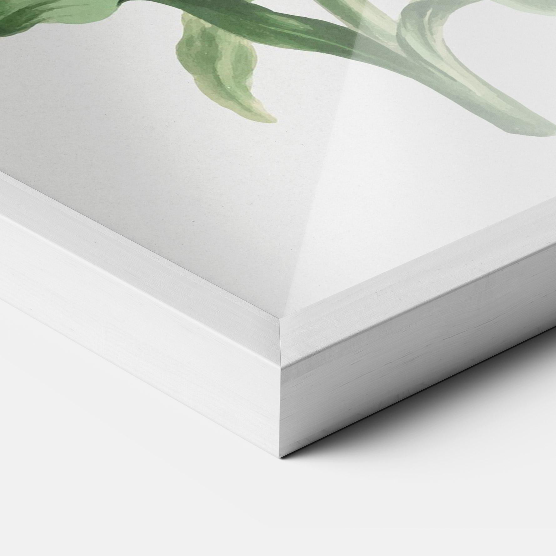 Keretezett Poszter Orange Painted Lily mockup 3