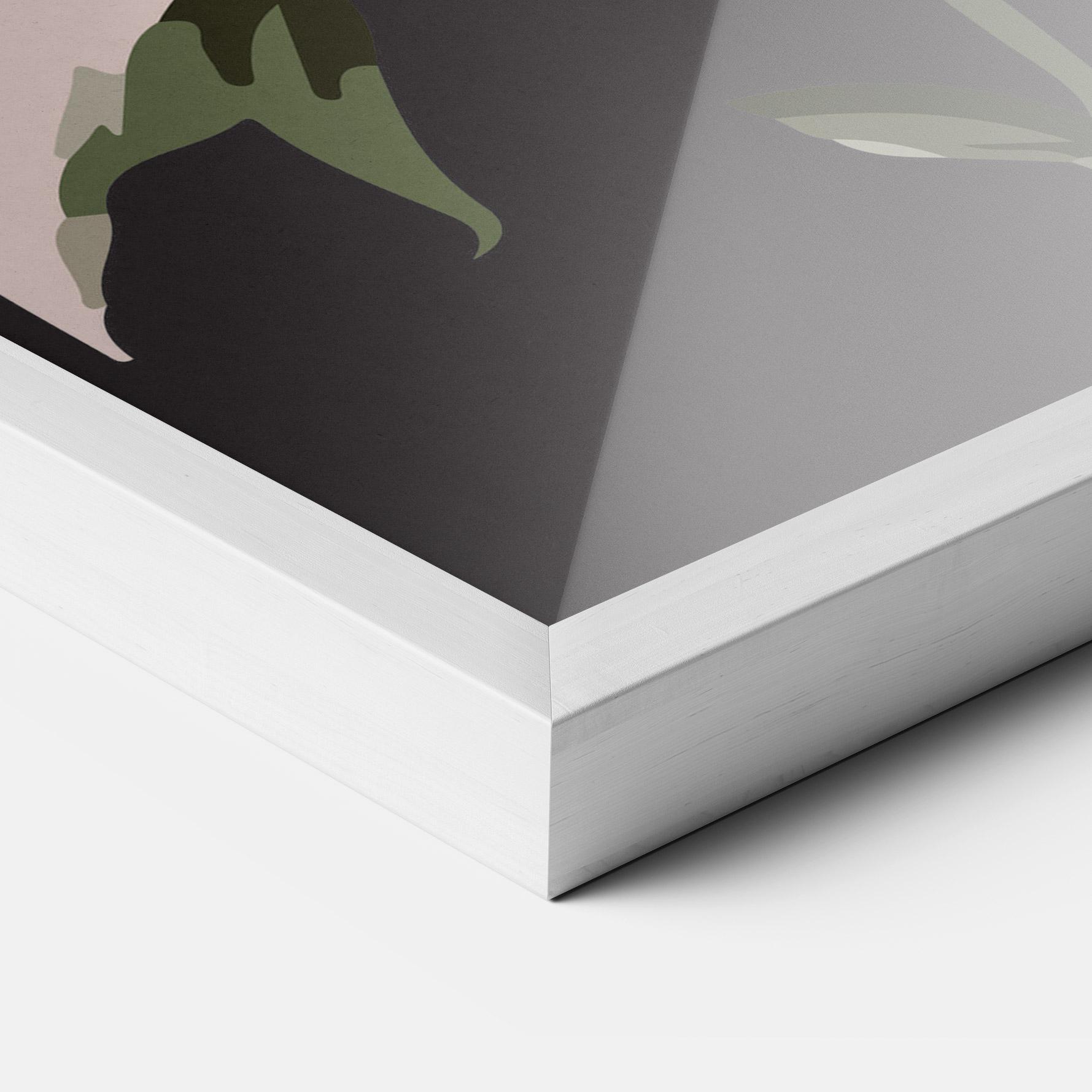 Keretezett Poszter Pink Pretty Lily mockup 3