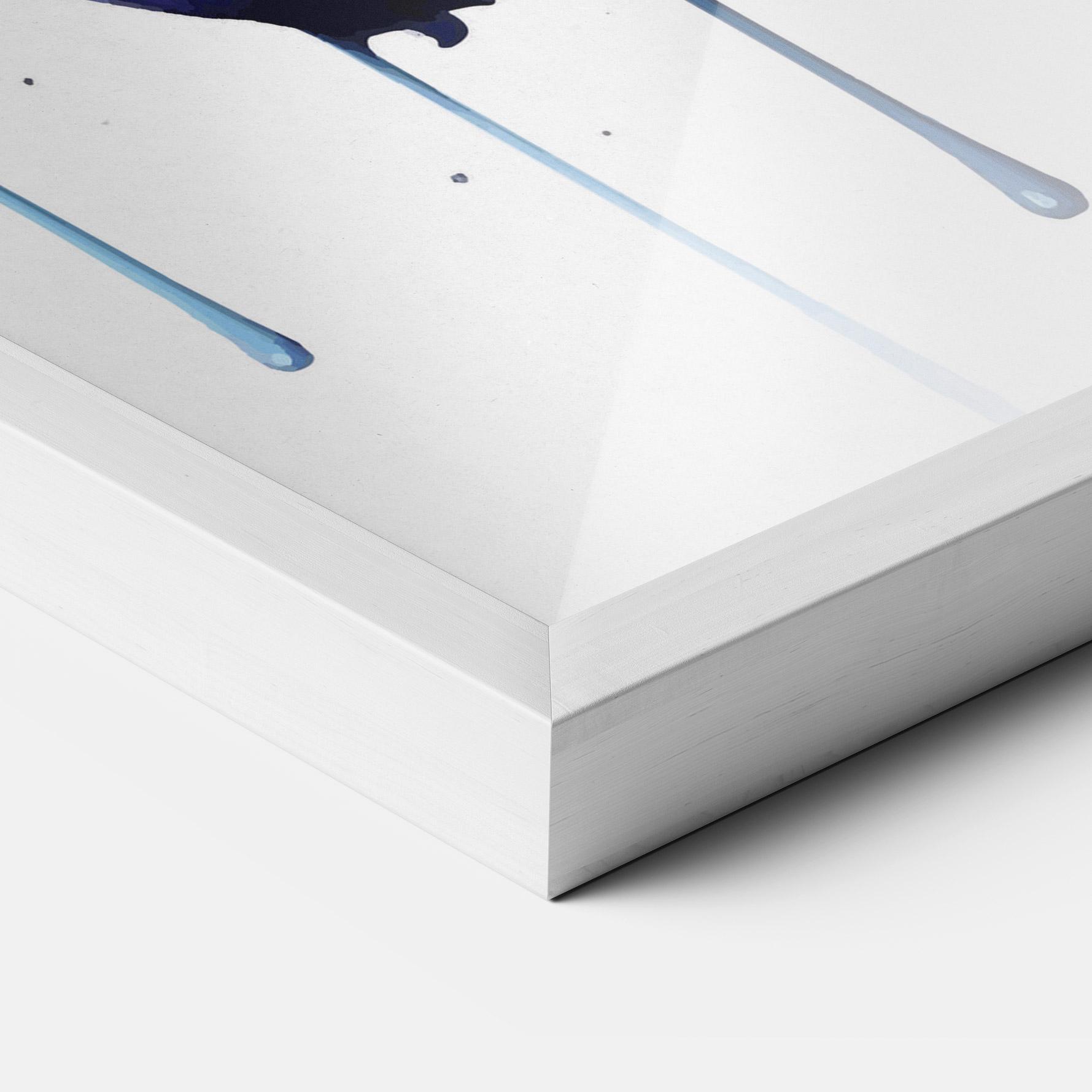 Keretezett Poszter Purple Orange Lily mockup 3