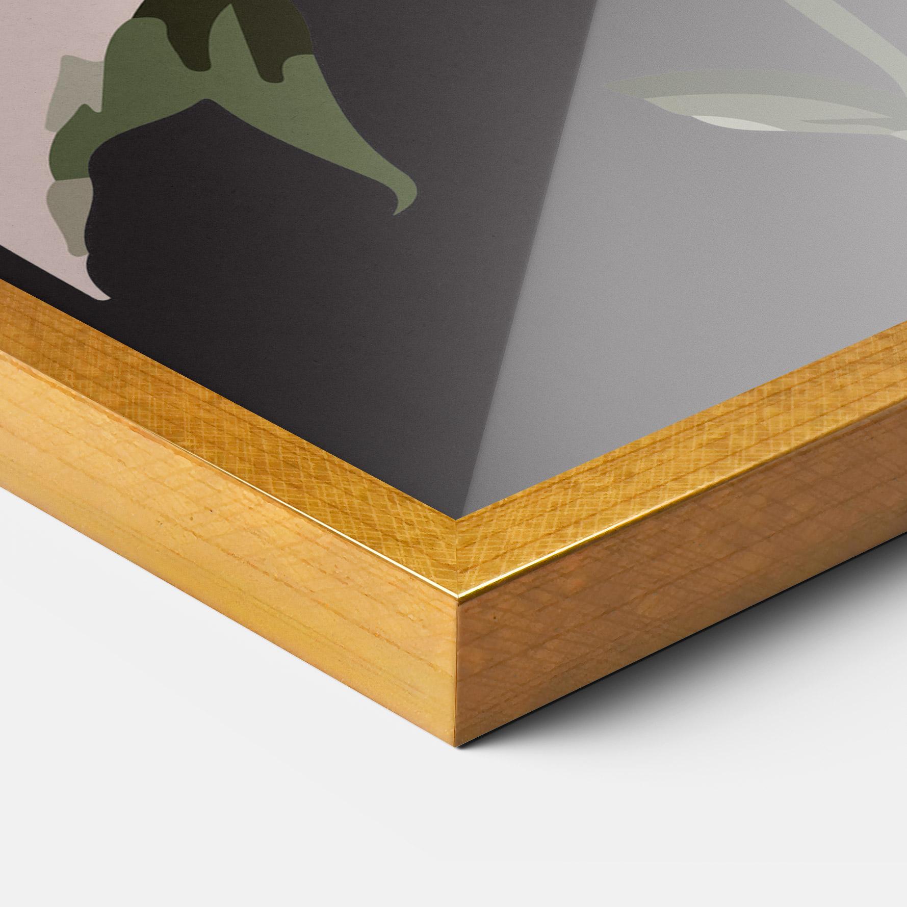 Keretezett Poszter Pink Pretty Lily mockup 3