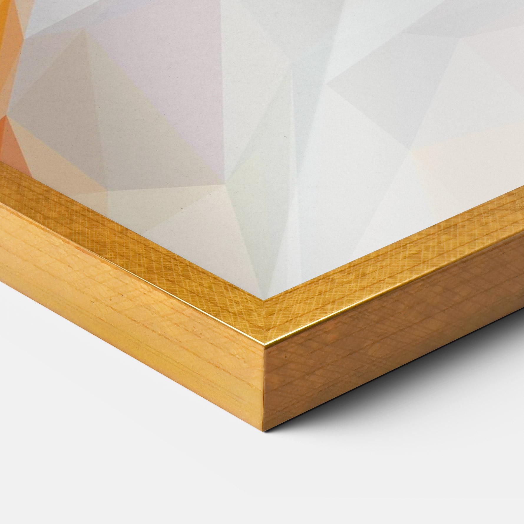 Keretezett Poszter Yellow Orange Lily mockup 3