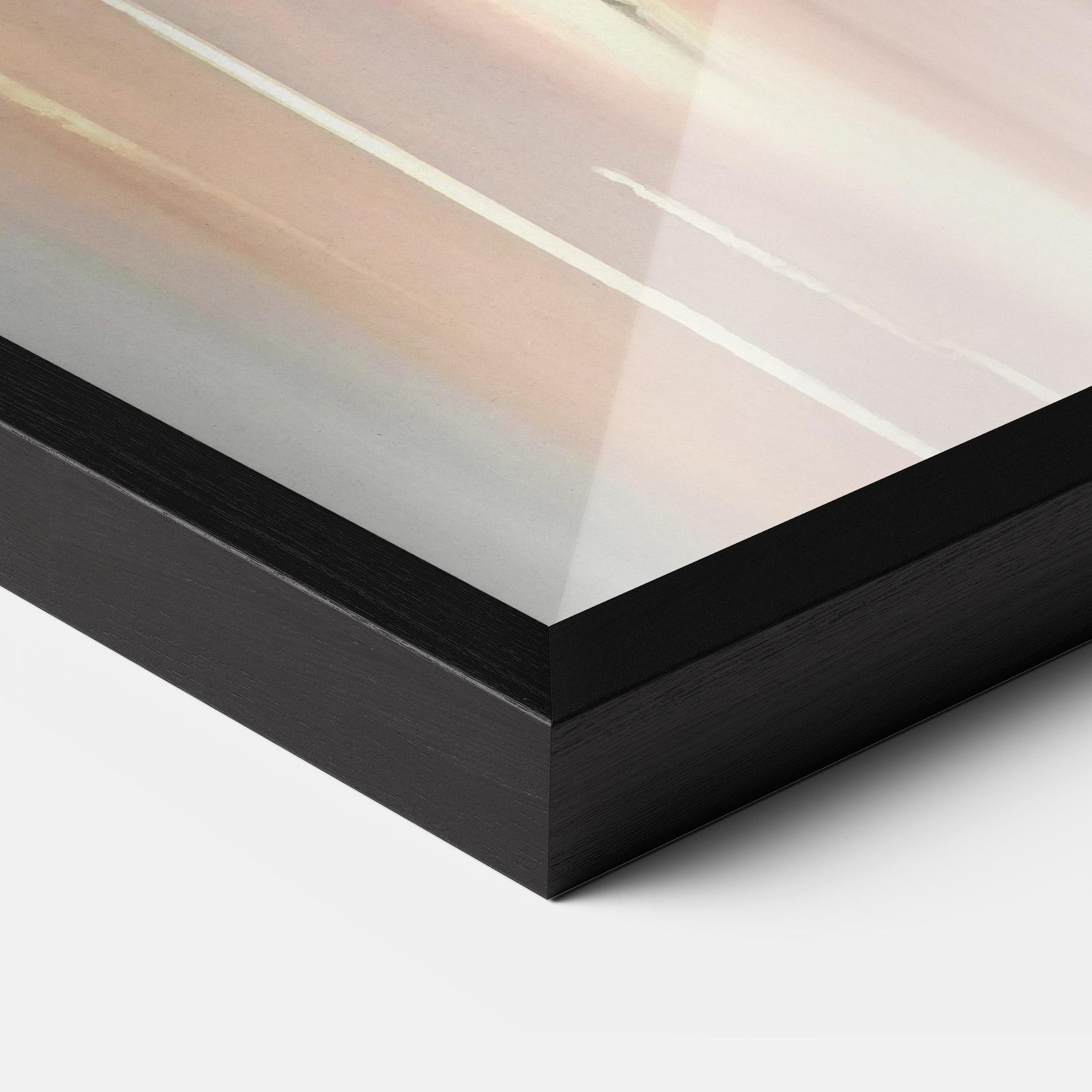 Keretezett Poszter Abstract Lily Painting mockup 3