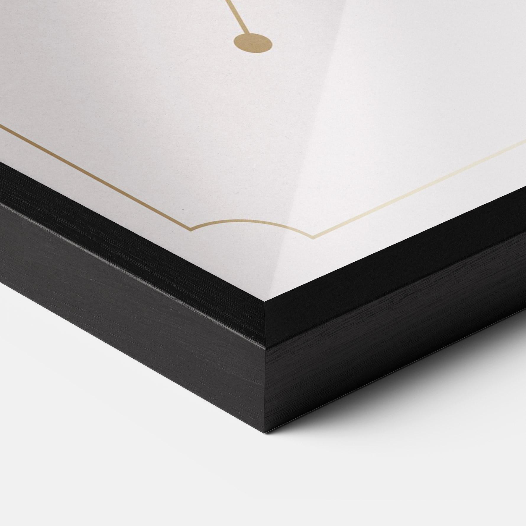 Keretezett Poszter Purple Gold Lily mockup 3