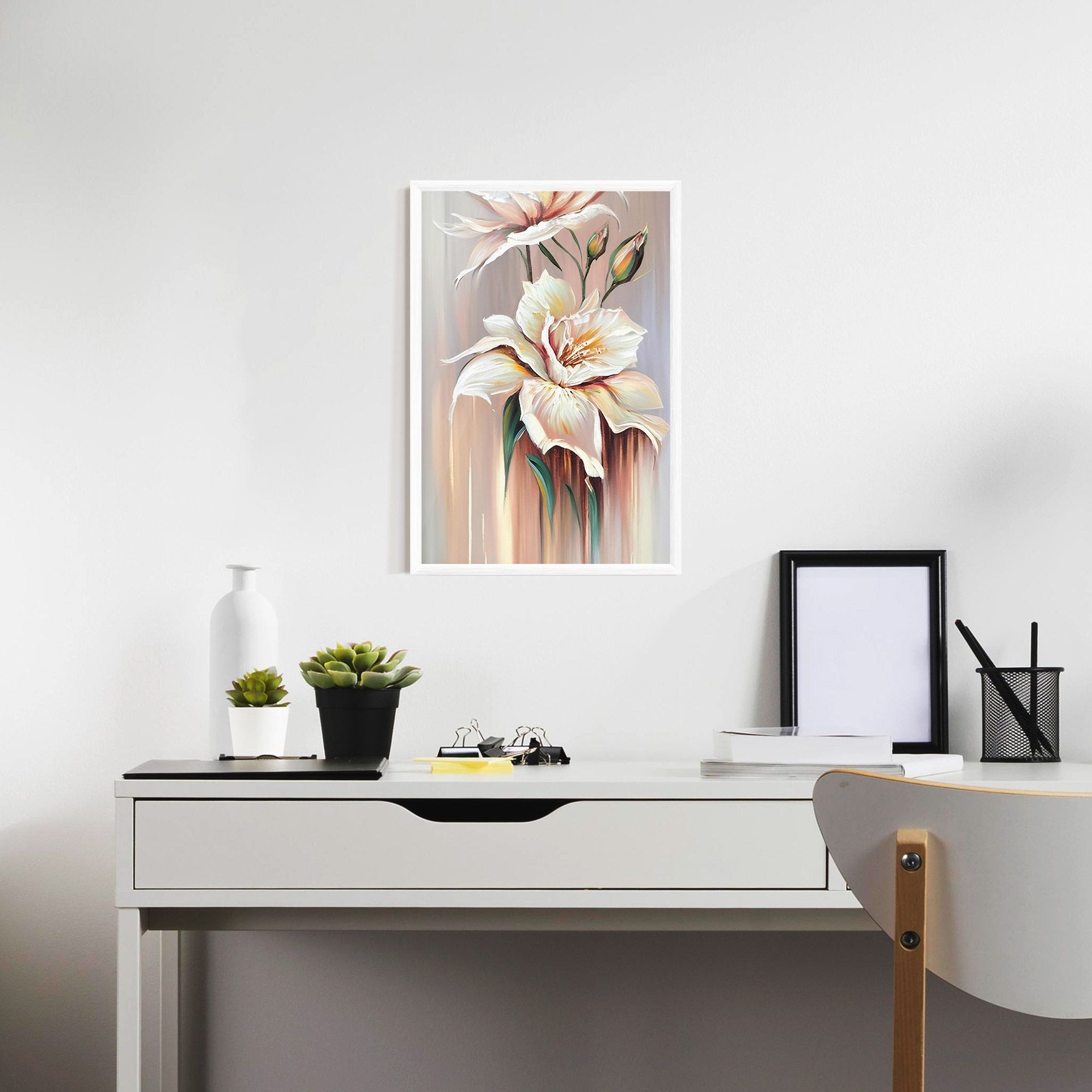 Abstract Lily Painting mockup 7