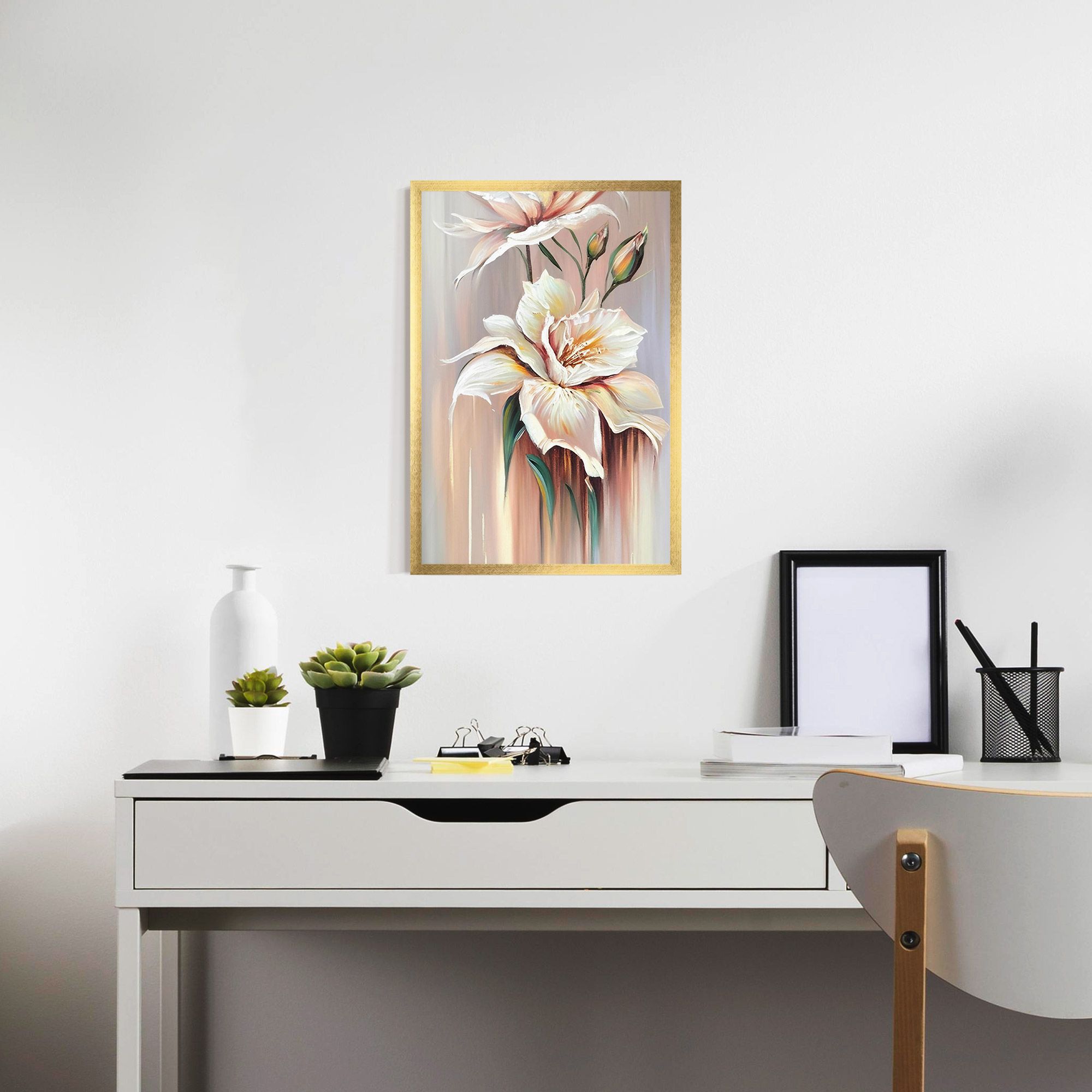 Abstract Lily Painting mockup 7