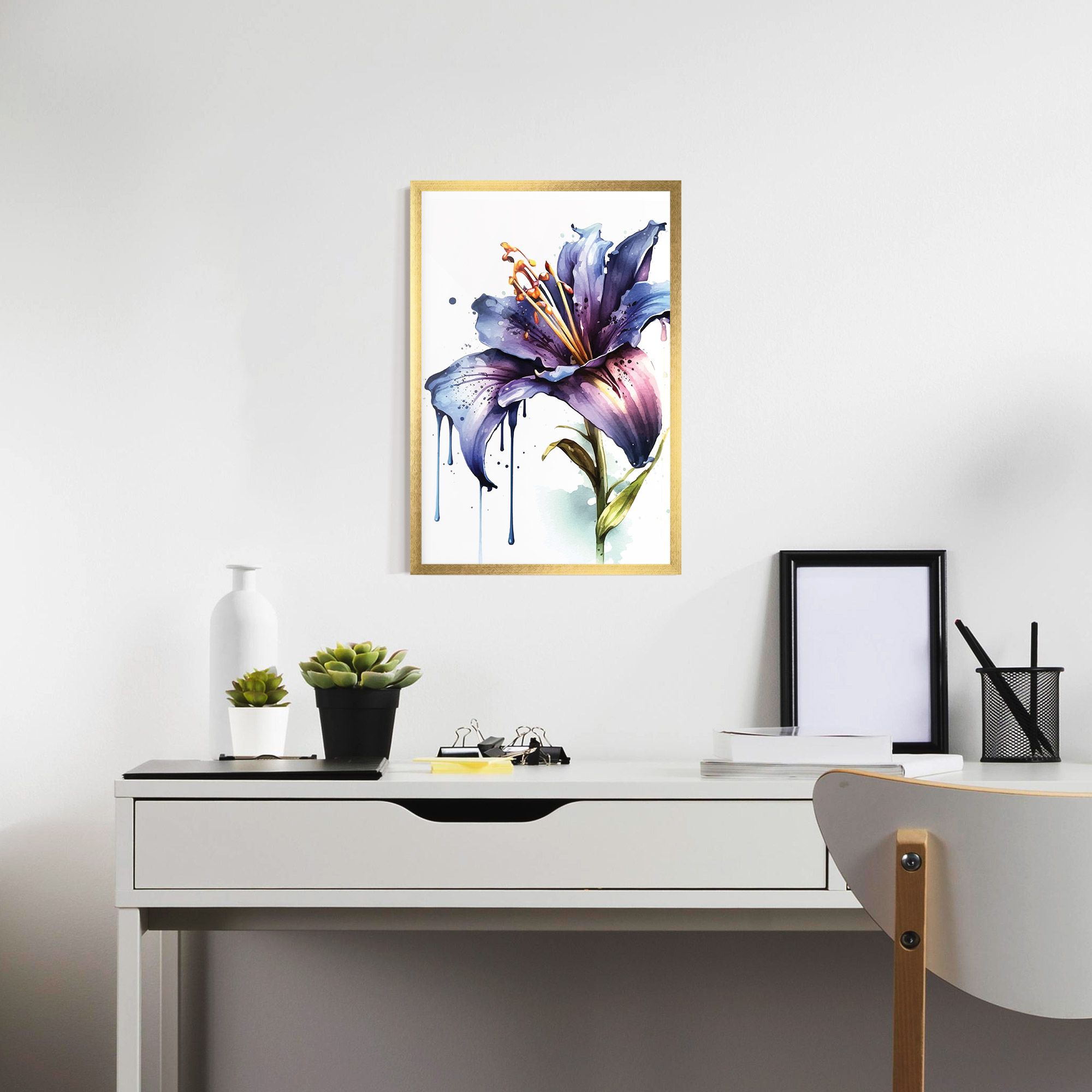 Purple Orange Lily mockup 7