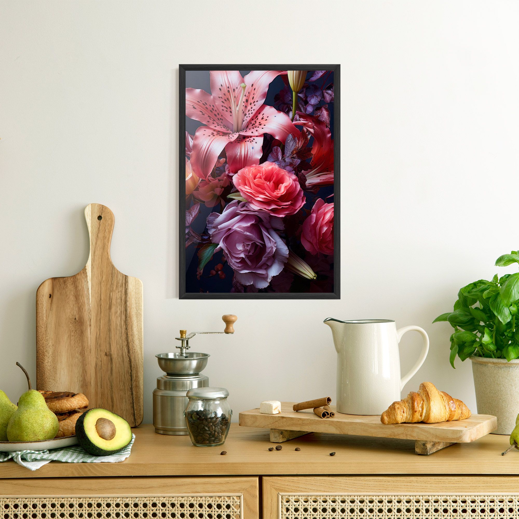 Pink Lily Roses mockup 8