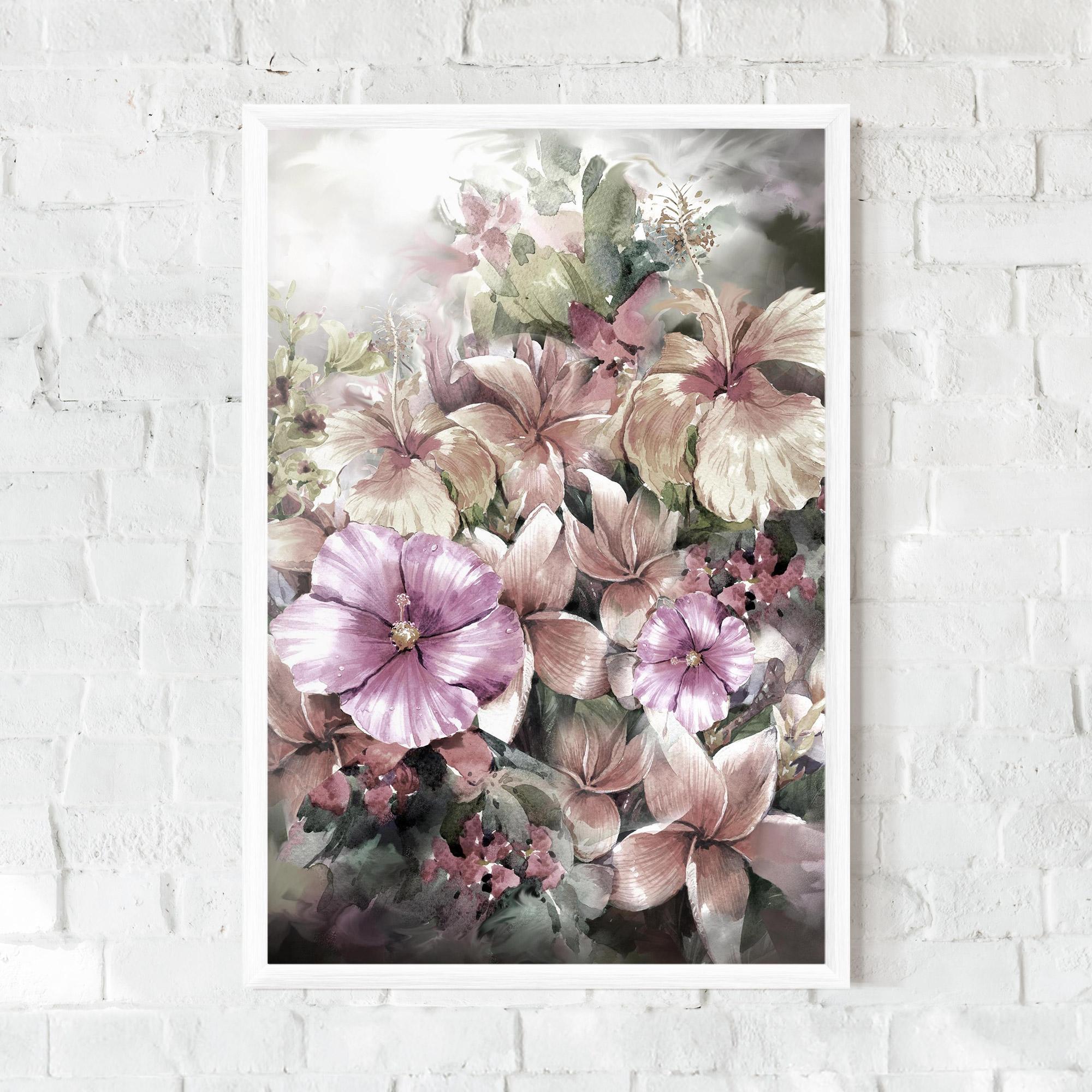 Keretezett Poszter Contrastul De Flori mockup 0