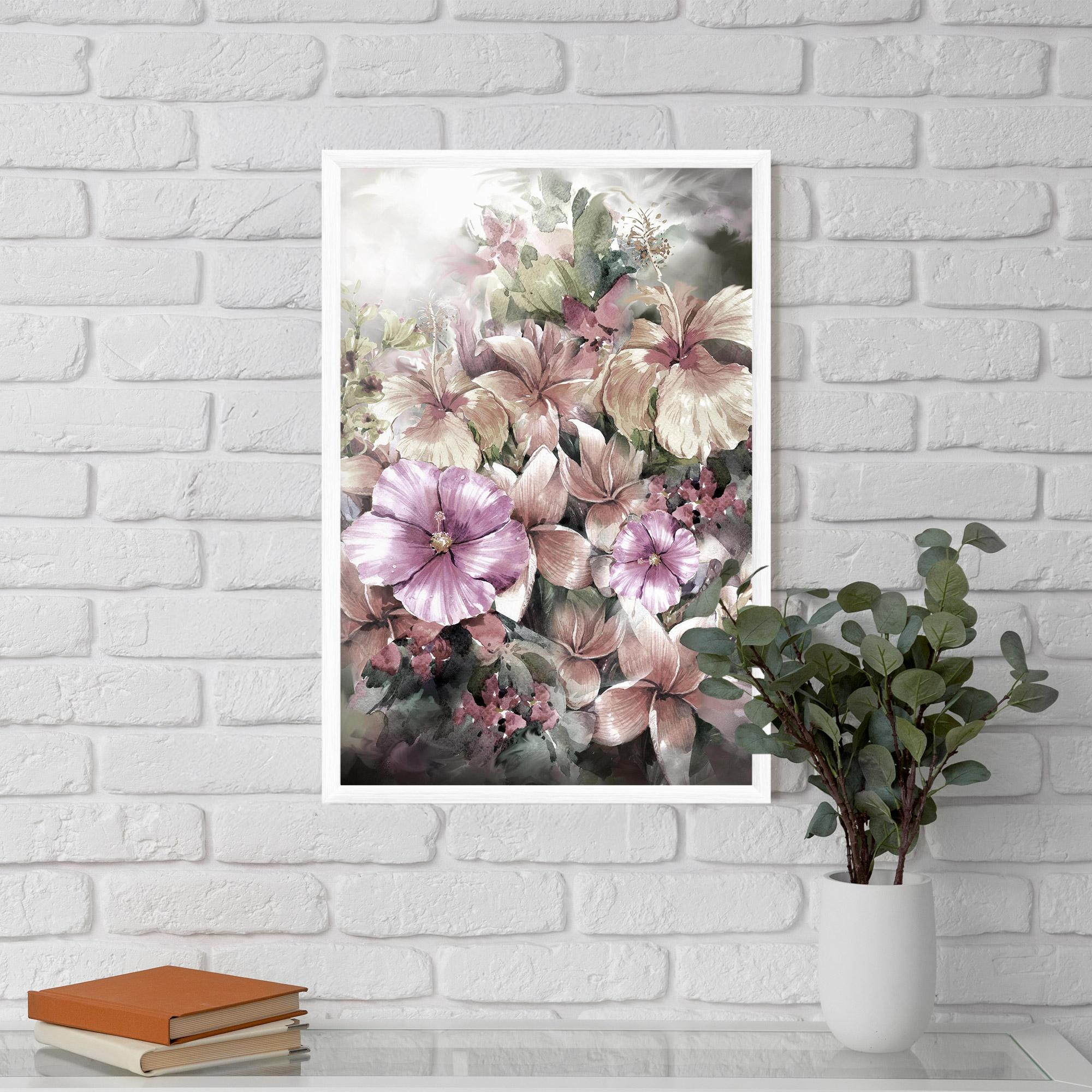 Keretezett Poszter Contrastul De Flori mockup 5