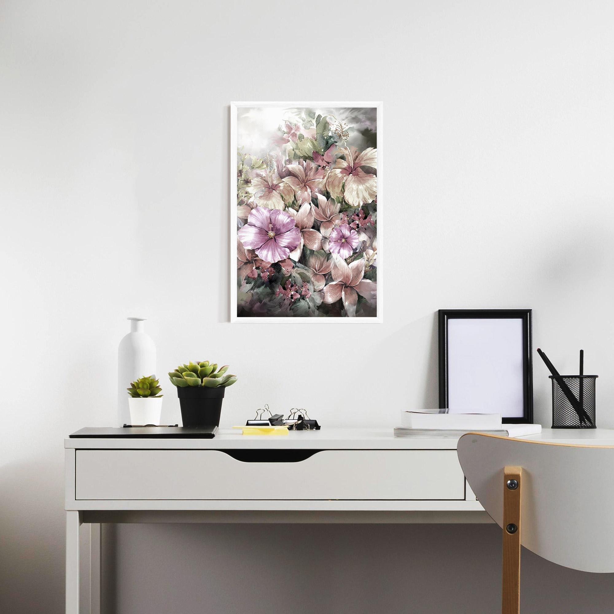 Keretezett Poszter Contrastul De Flori mockup 7