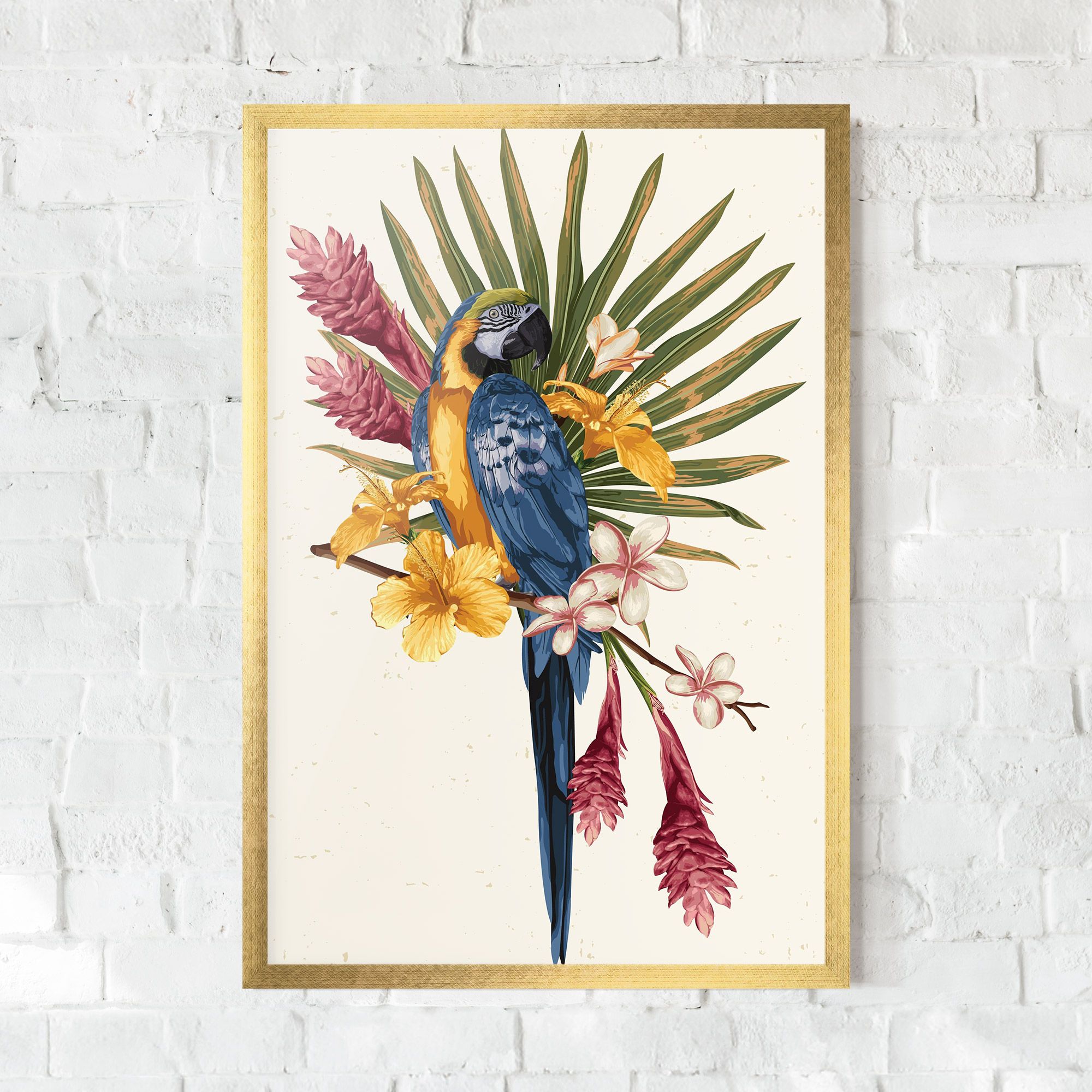 Exotic Bird Flower mockup 0