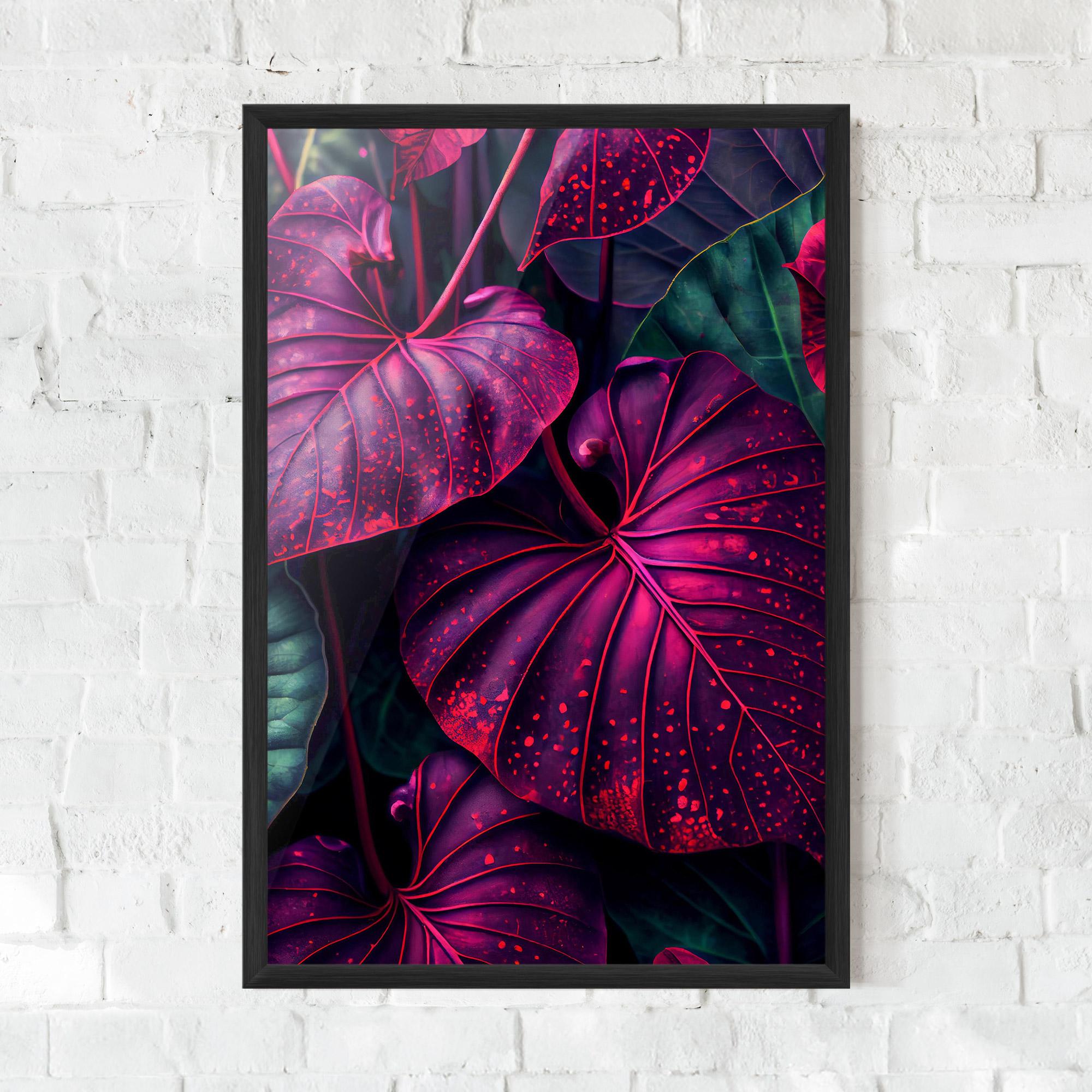 Keretezett Poszter Big Purple Exotic mockup 0