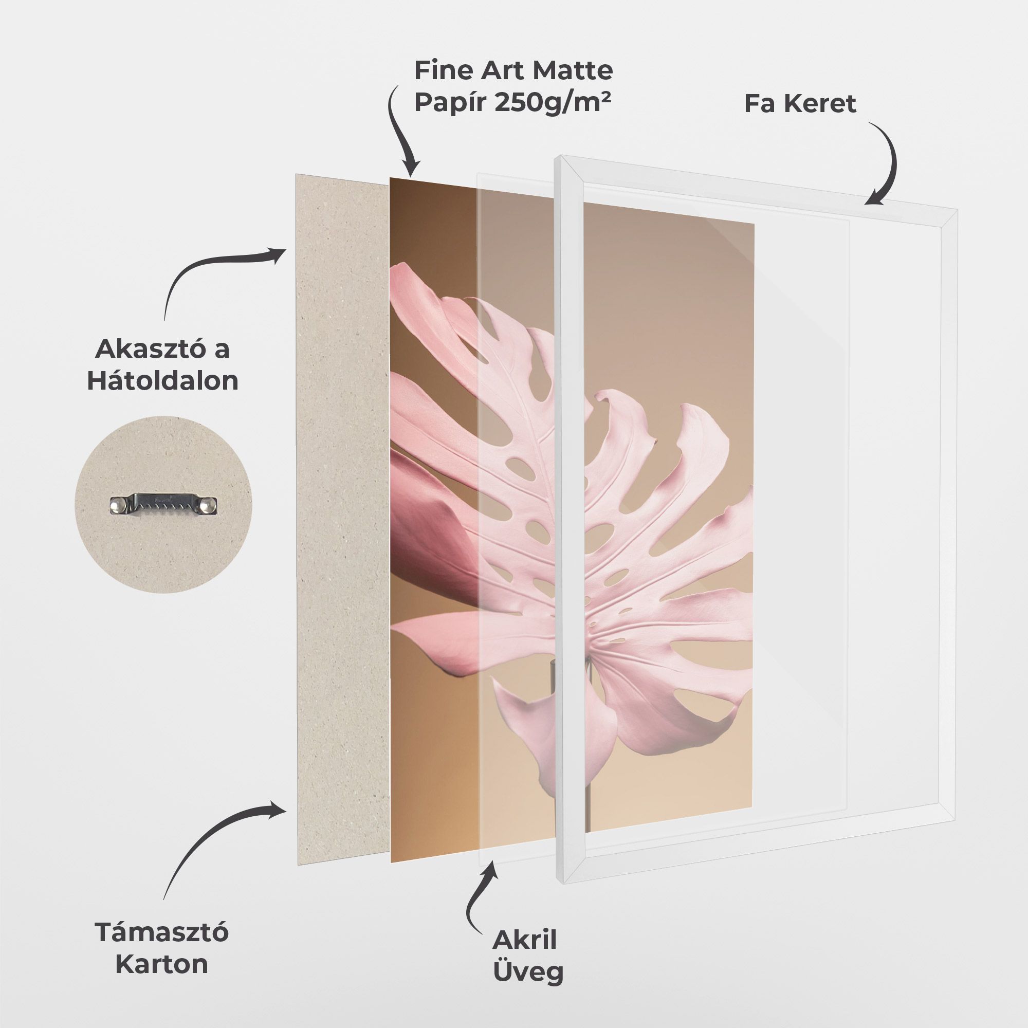 Exotic Pink Leaf mockup 1