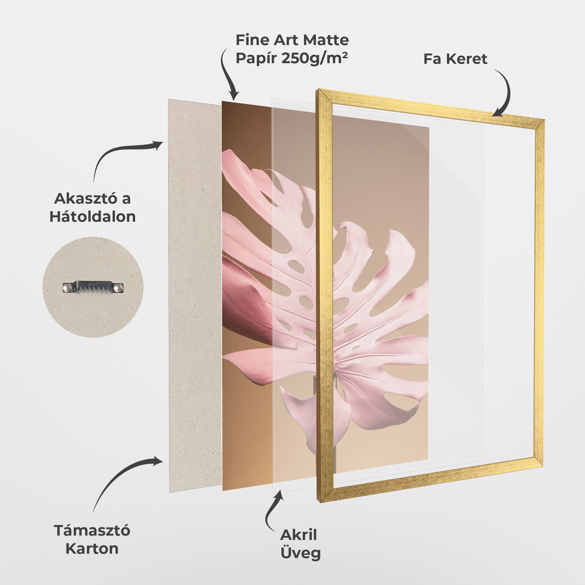 Exotic Pink Leaf mockup 1