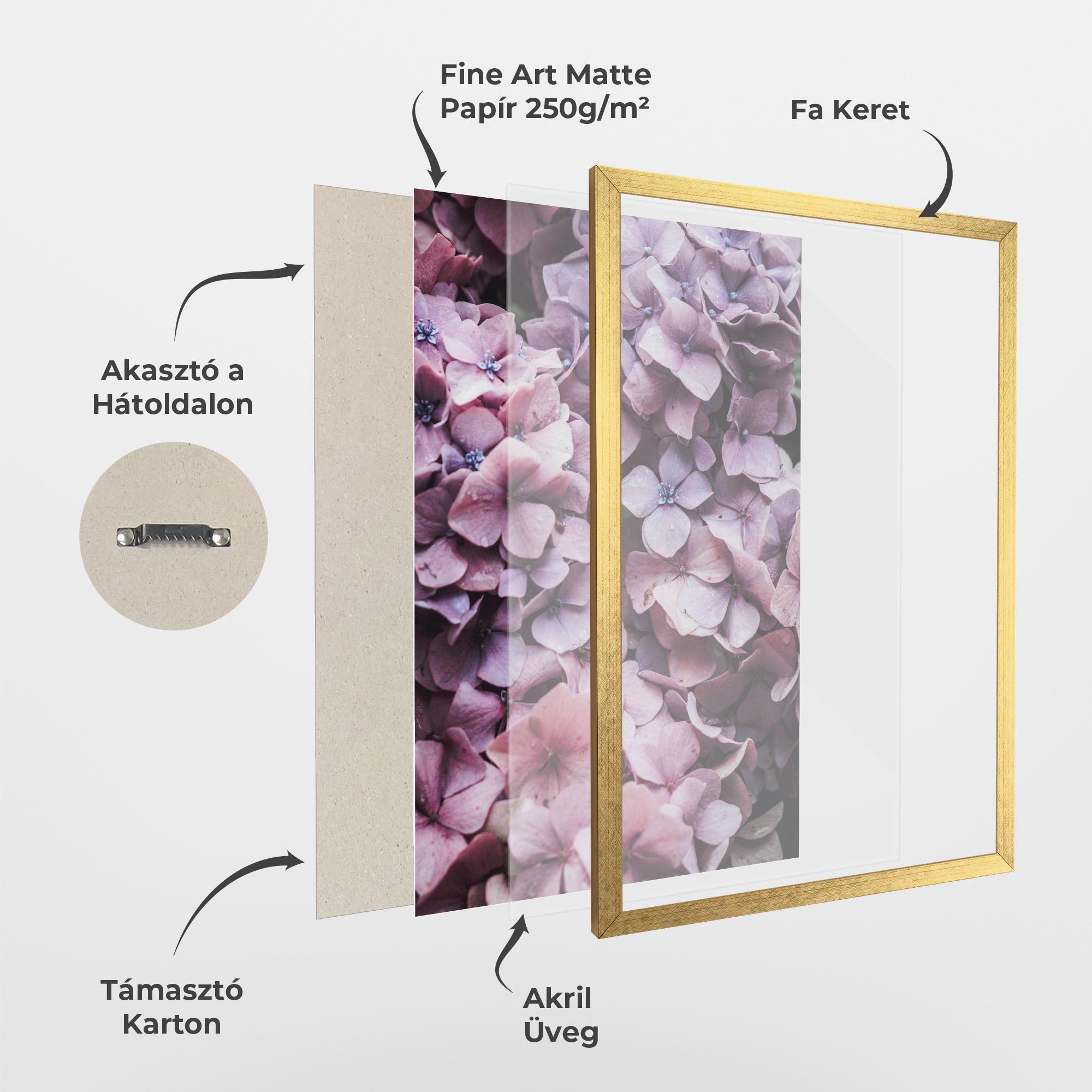 Keretezett Poszter Lilac Tree mockup 1