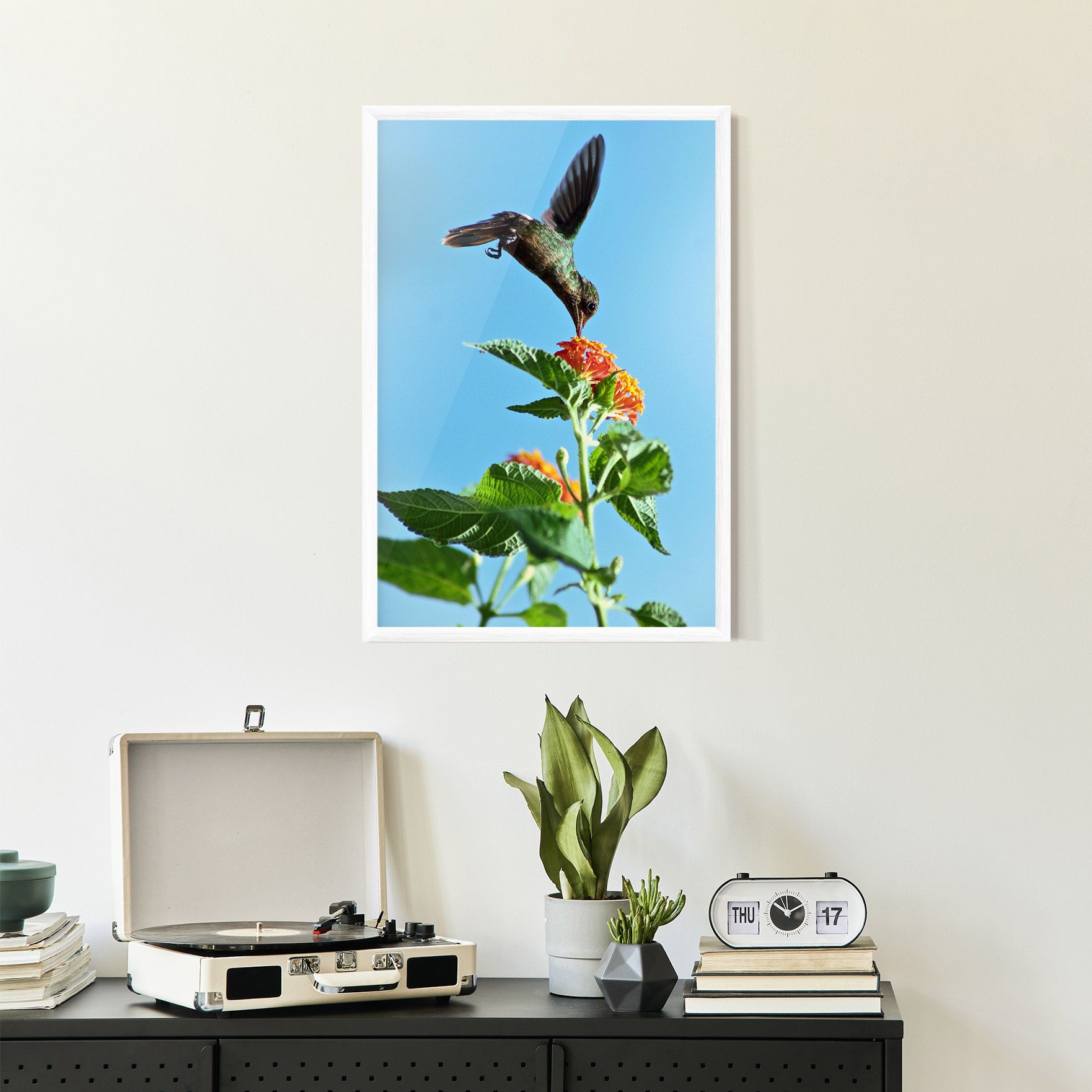 Bird Exotic Flower mockup 2