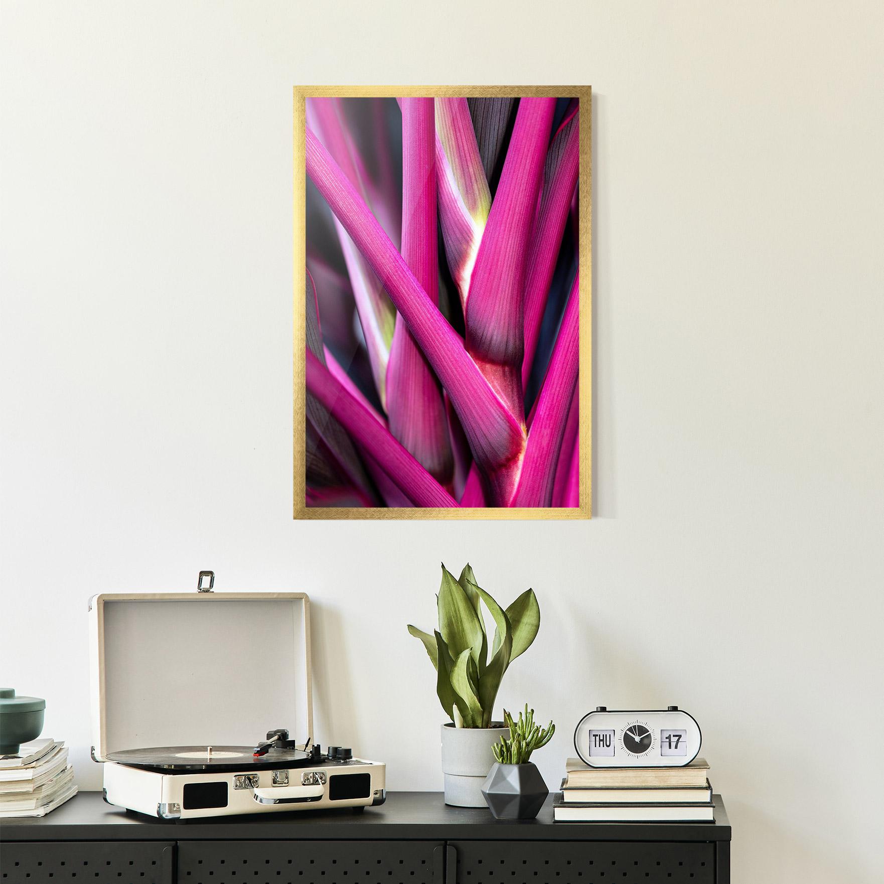 Keretezett Poszter Purple Exotic Plant mockup 2