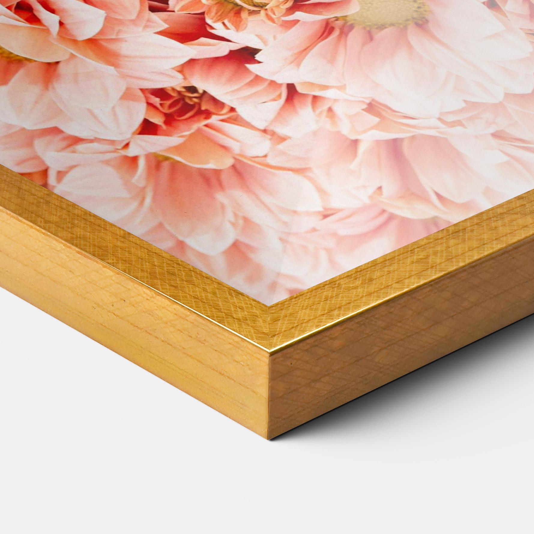 Keretezett Poszter Pink Flowers Bouquet mockup 3