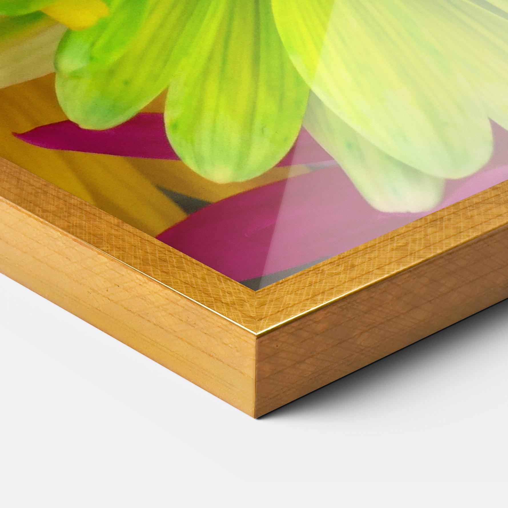 Keretezett Poszter Three Shades Of Flower mockup 3