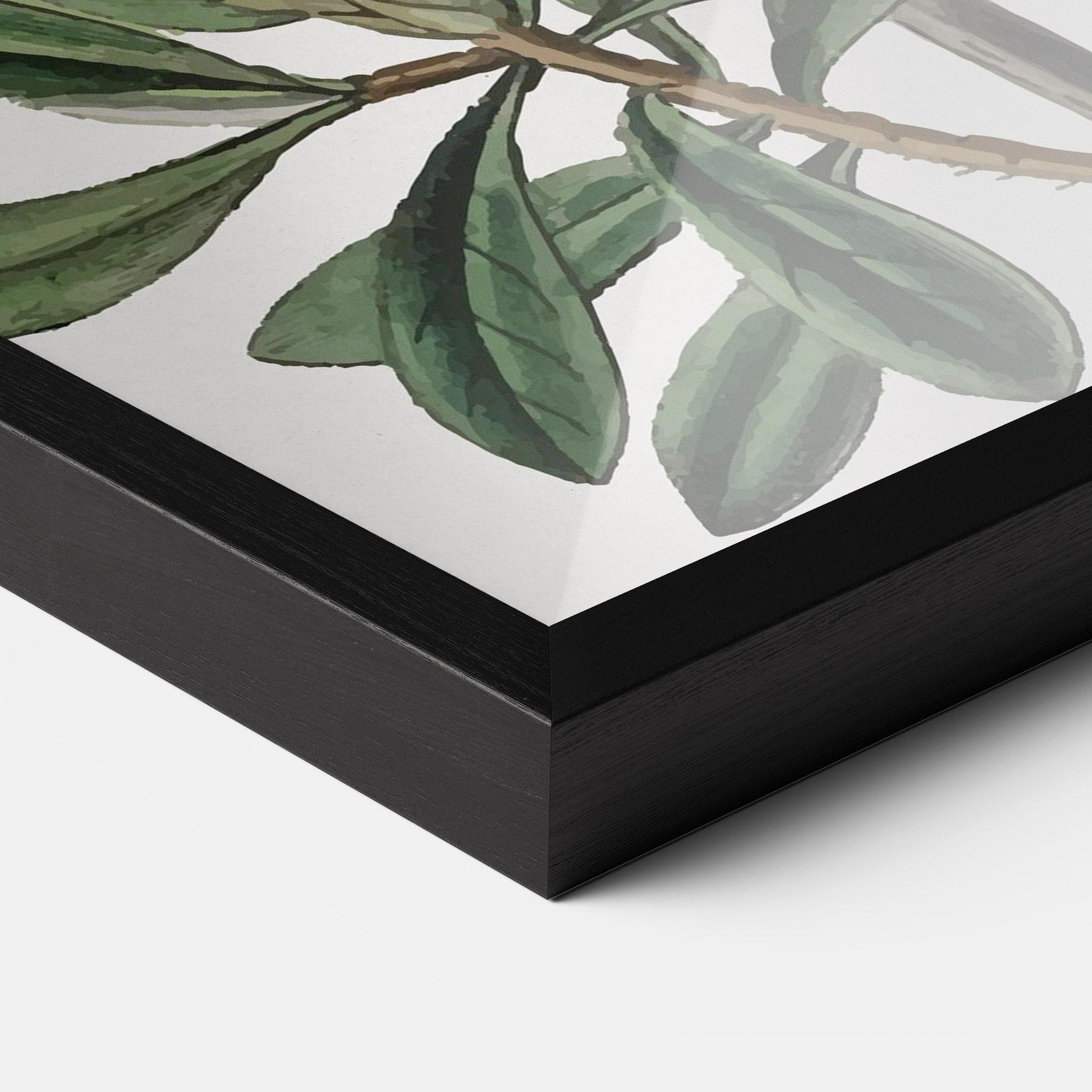 Keretezett Poszter Exotic White Red mockup 3