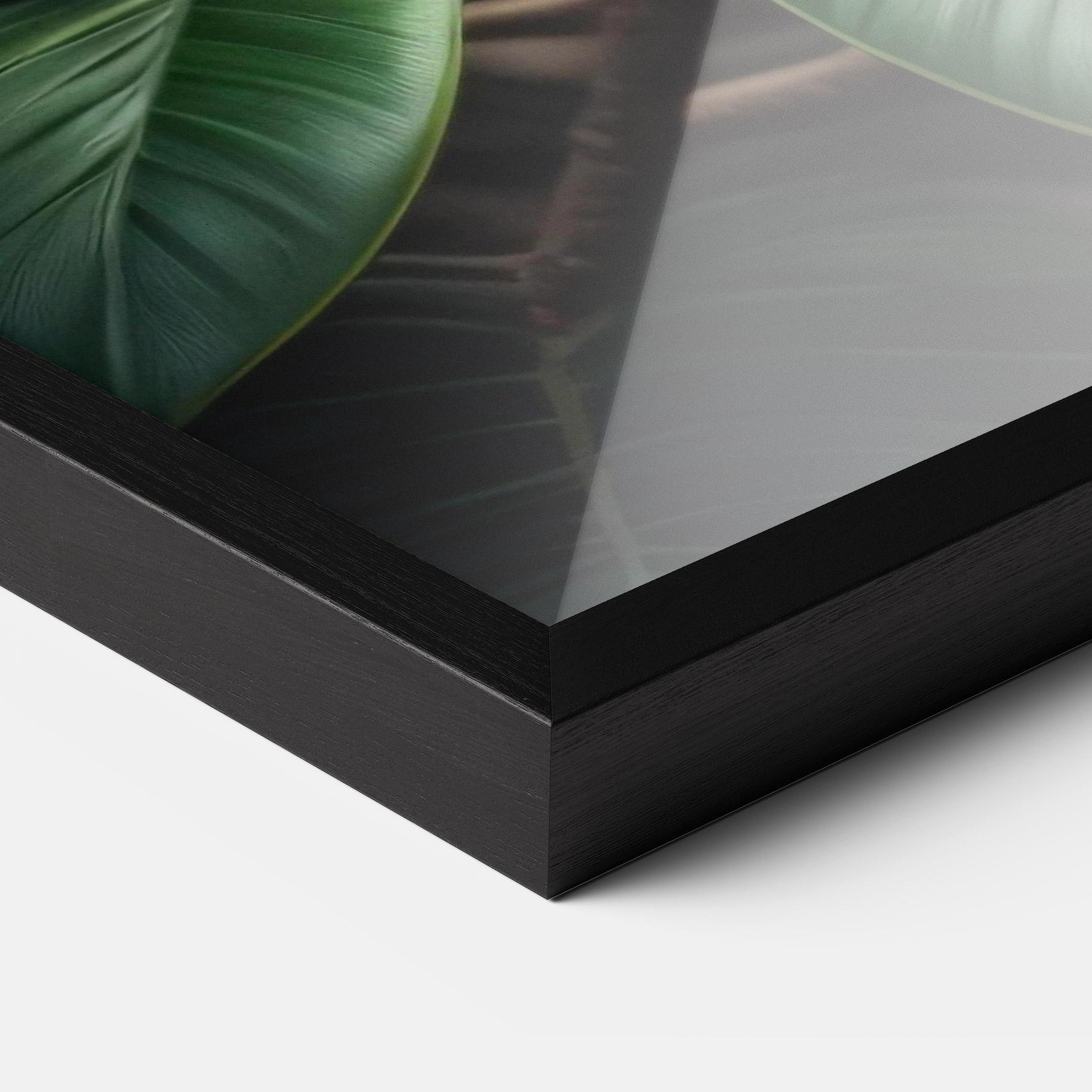 Keretezett Poszter Exotic White Yellow mockup 3