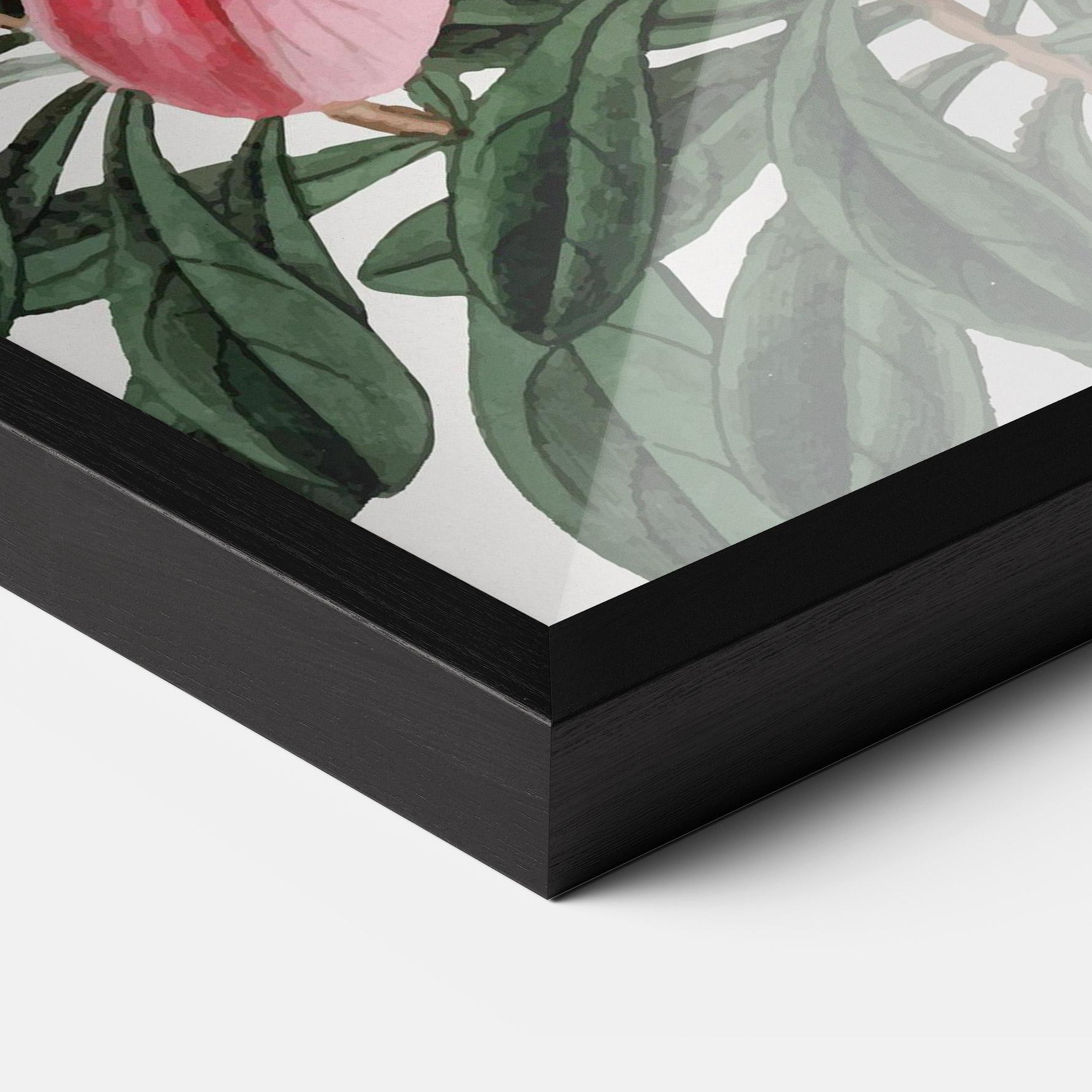 Keretezett Poszter Pink Exotic Red mockup 3