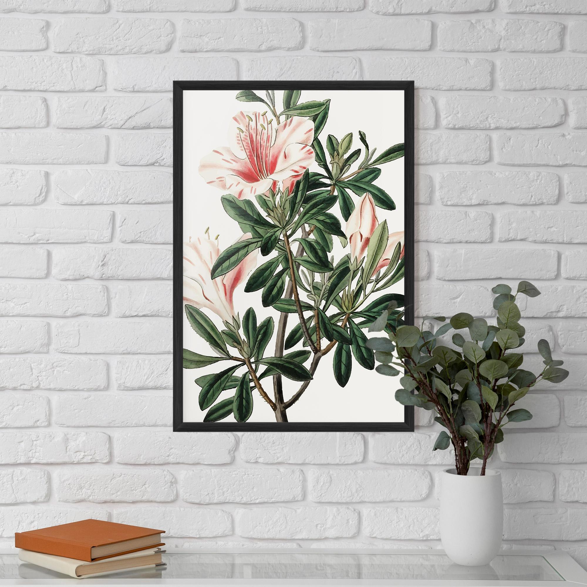 Keretezett Poszter Exotic White Red mockup 5