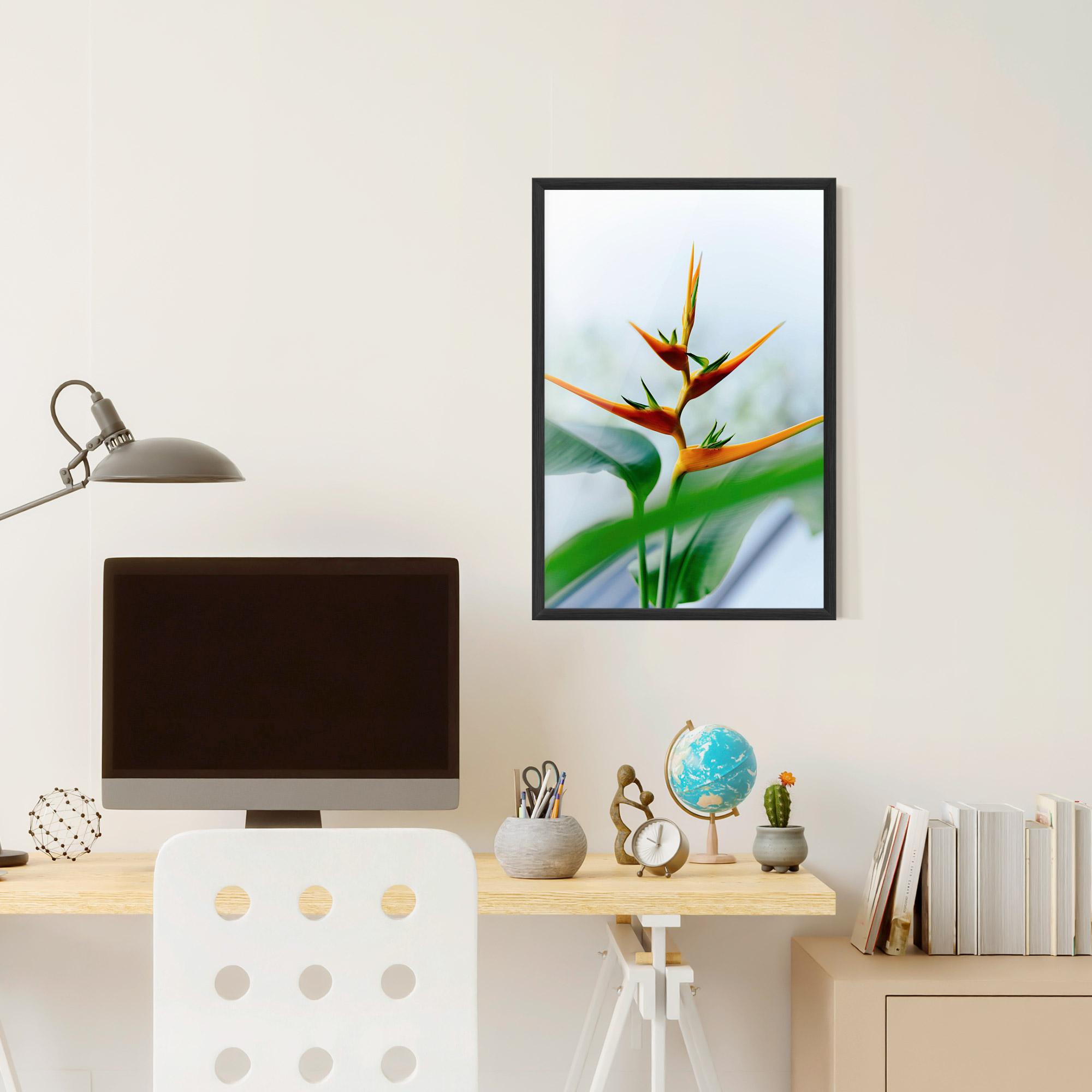 Keretezett Poszter Exotic Orange Green mockup 6