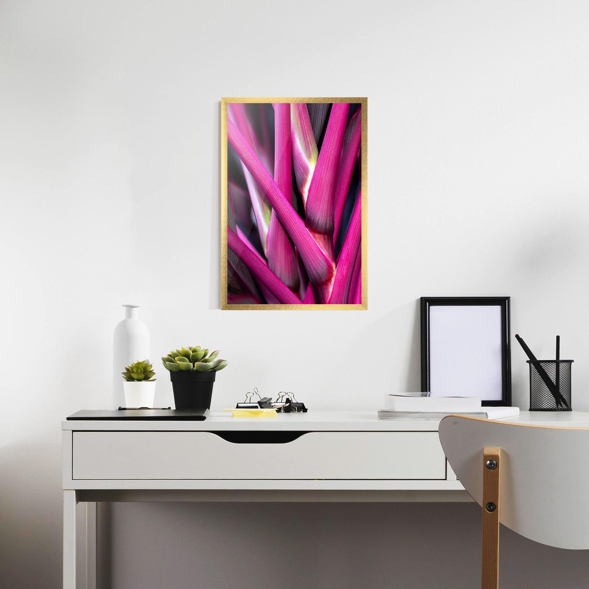 Keretezett Poszter Purple Exotic Plant mockup 7