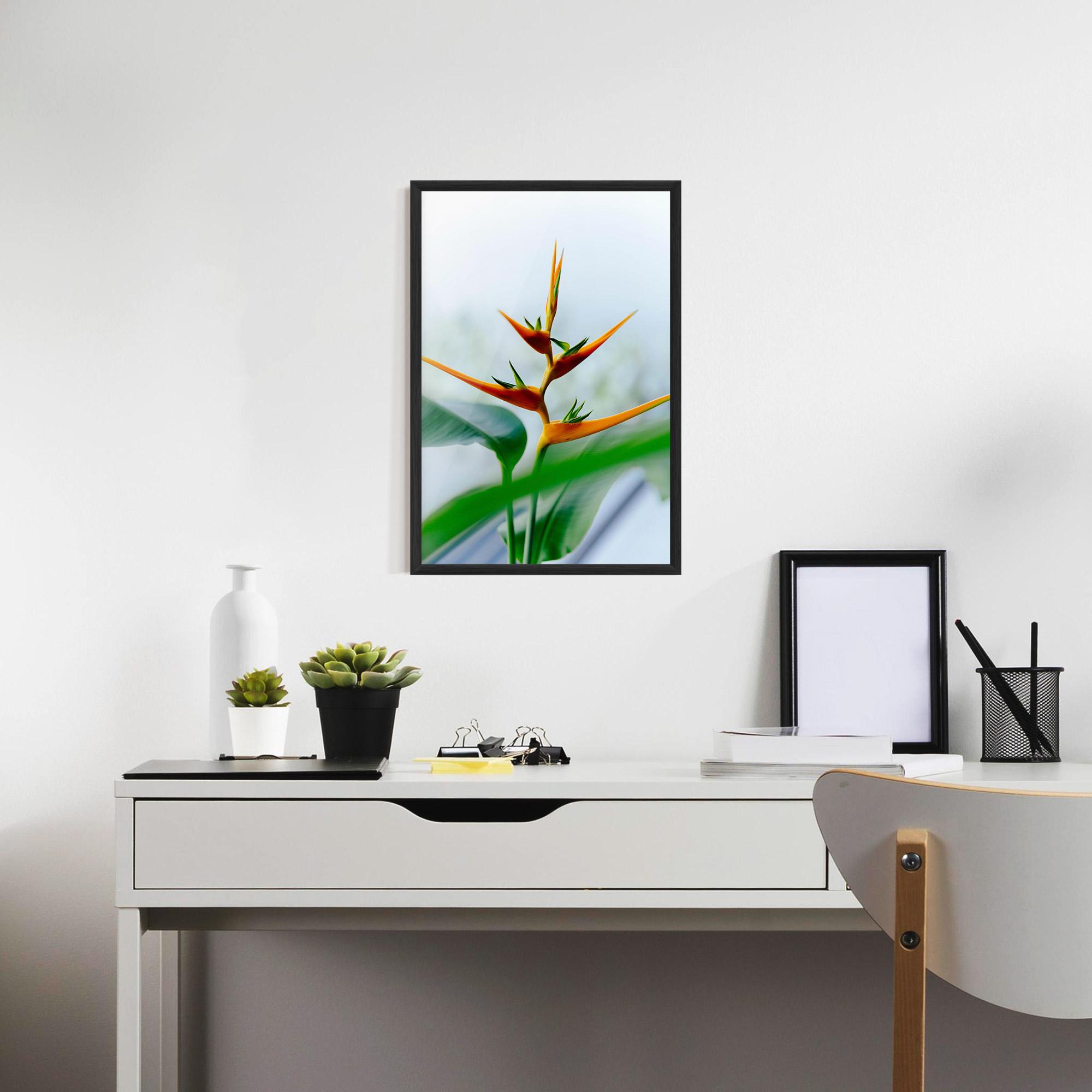 Keretezett Poszter Exotic Orange Green mockup 7