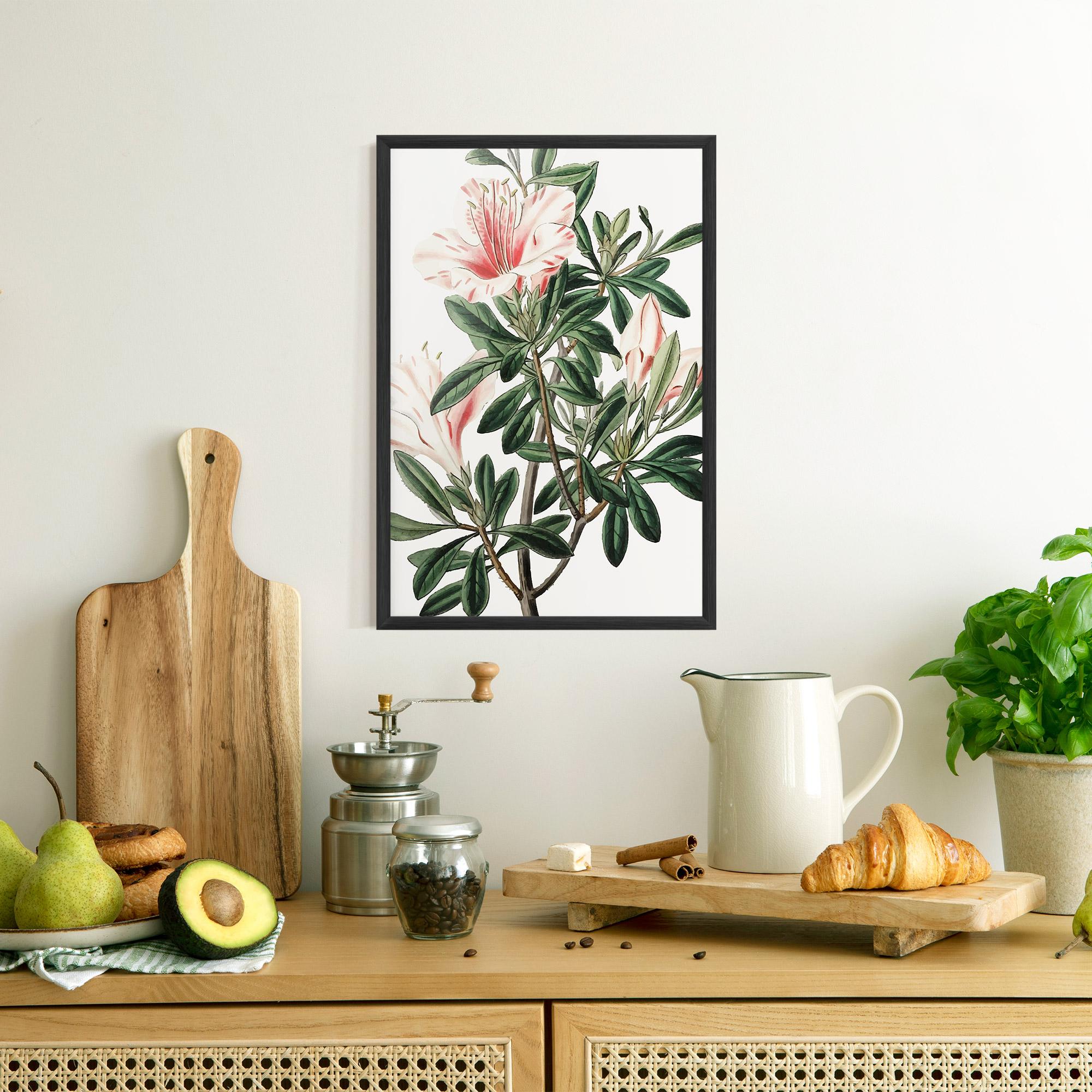 Keretezett Poszter Exotic White Red mockup 8