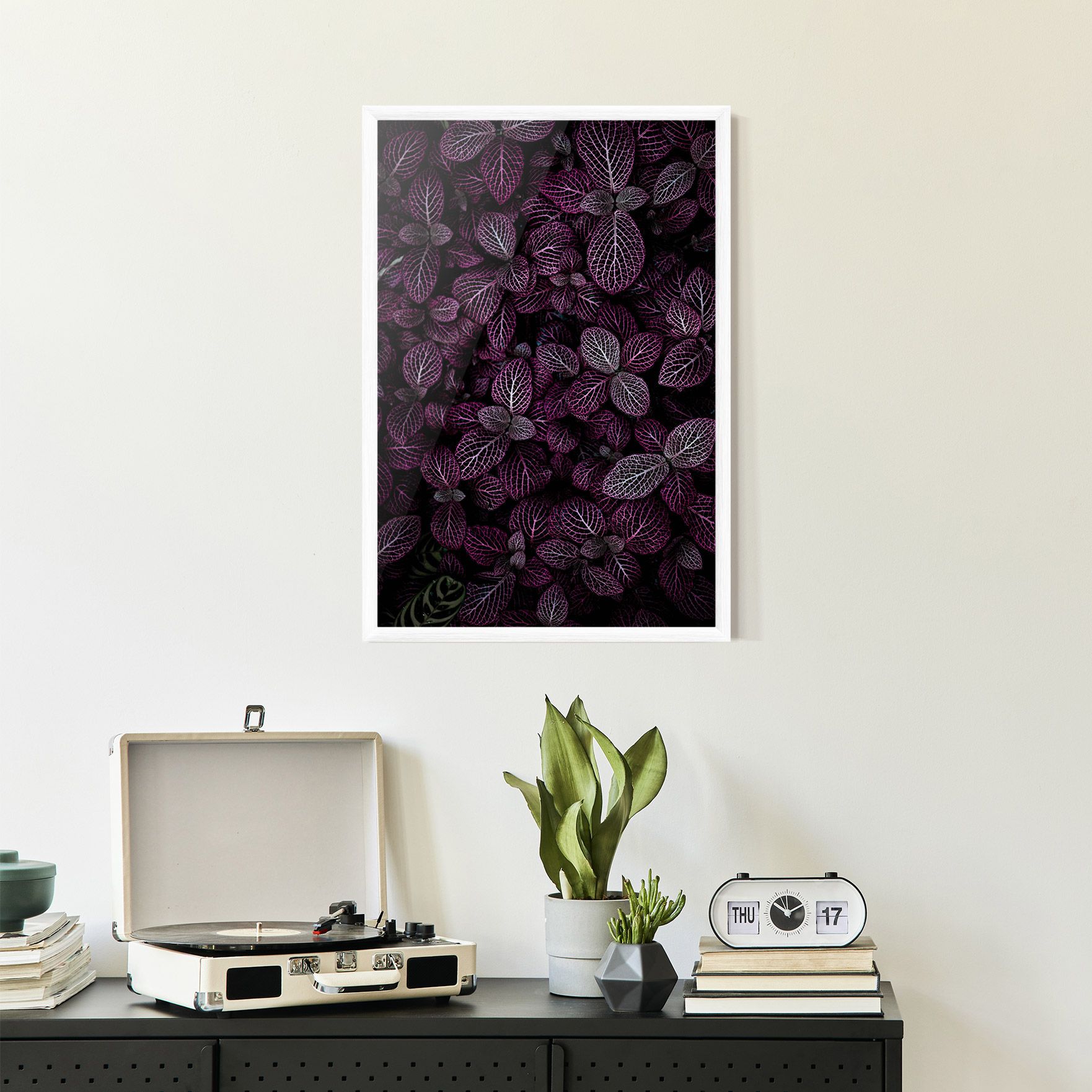 Purple Leaves mockup 2