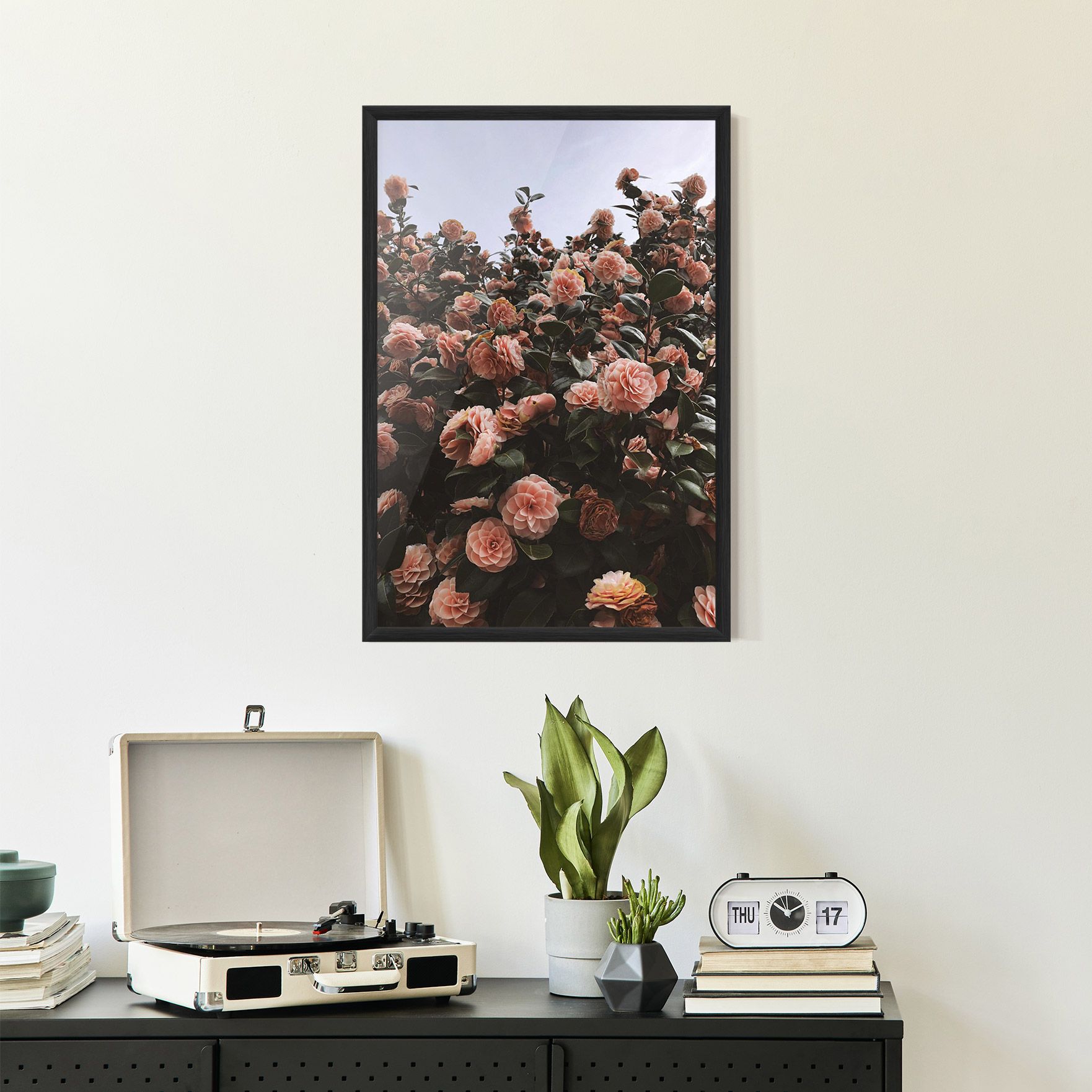 Rose Wild Wall mockup 2